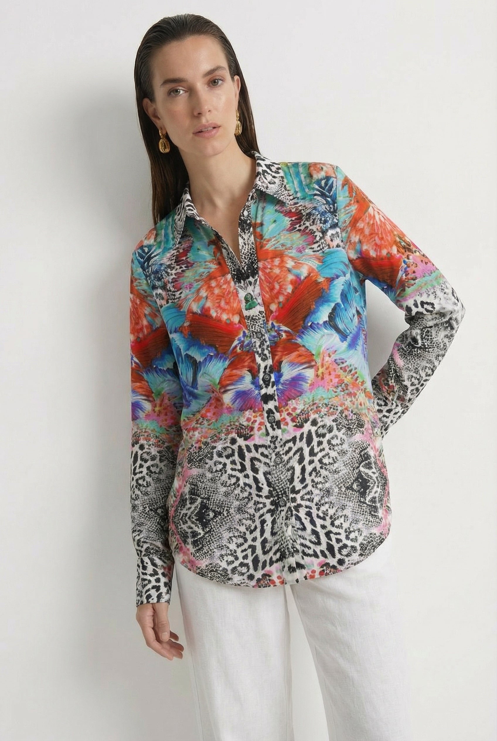 Lumina Collar Shirt-TOP-LennaRose-Size 1 (8-10)-Lenna Rose Fashion