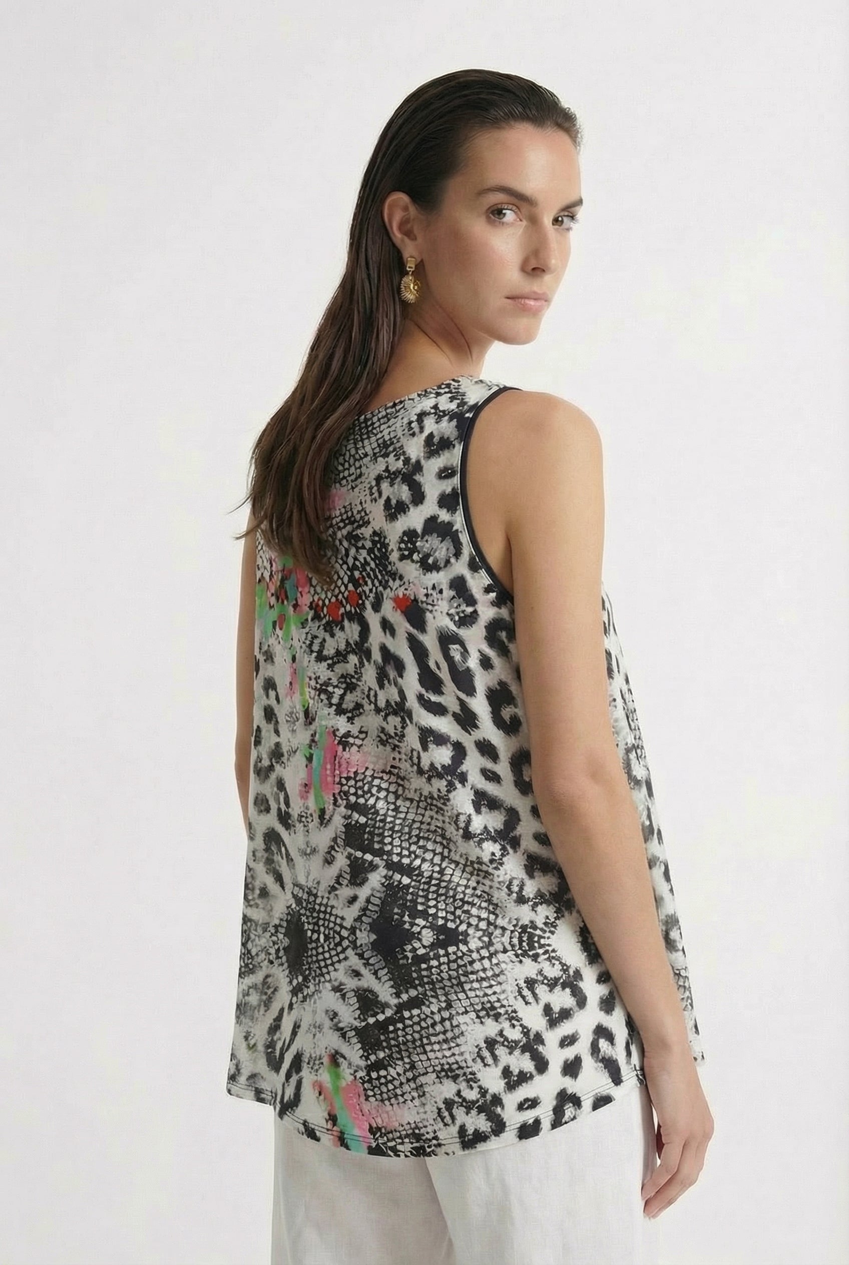 Lumina Flowing Tank Top-TOP-LennaRose-Size 1 (8-10)-Lenna Rose Fashion