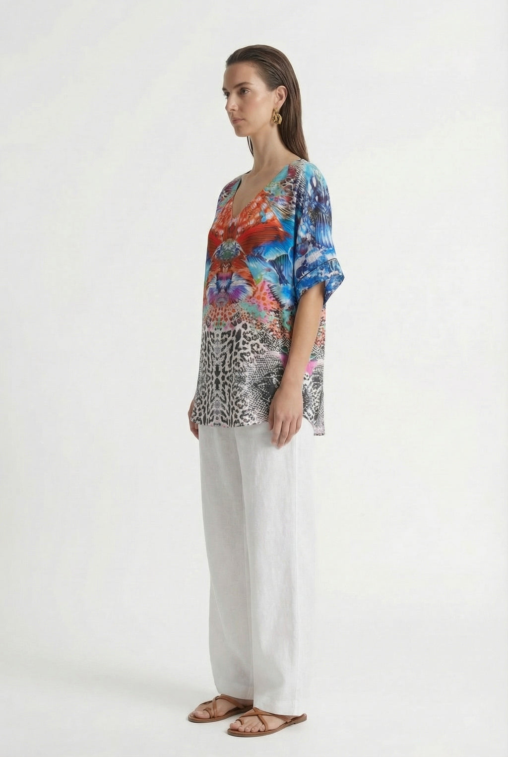 Lumina Kaftan Top-TOP-LennaRose-Size 1 (8-10)-Lenna Rose Fashion