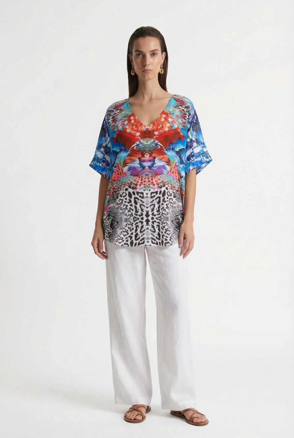 Lumina Kaftan Top-TOP-LennaRose-Size 1 (8-10)-Lenna Rose Fashion