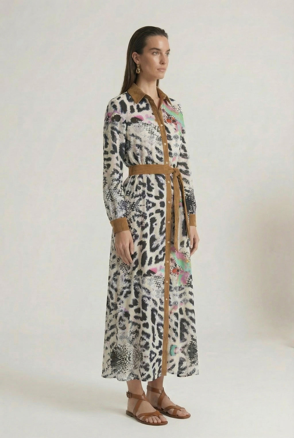 Lumina Long Frida Dress-Dress-LennaRose-Size 1 (8-10)-Lenna Rose Fashion