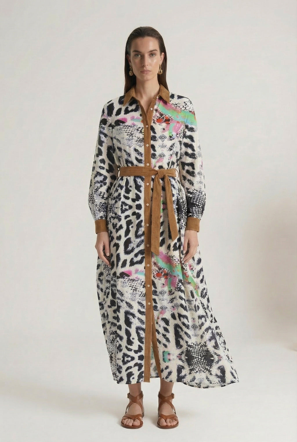 Lumina Long Frida Dress-Dress-LennaRose-Size 1 (8-10)-Lenna Rose Fashion