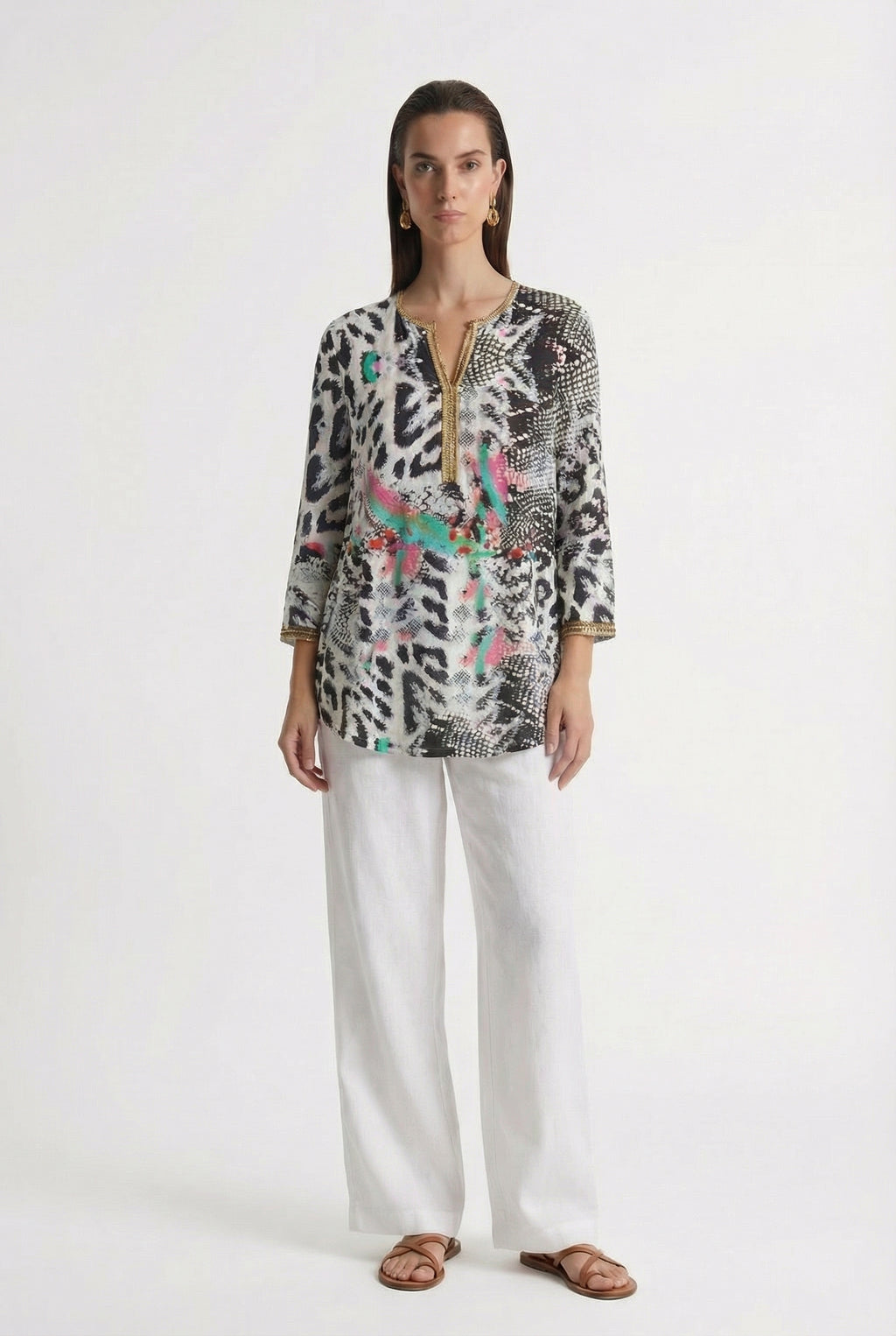 Lumina Roma Tunic-TOP-LennaRose-Size 1 (8-10)-Lenna Rose Fashion