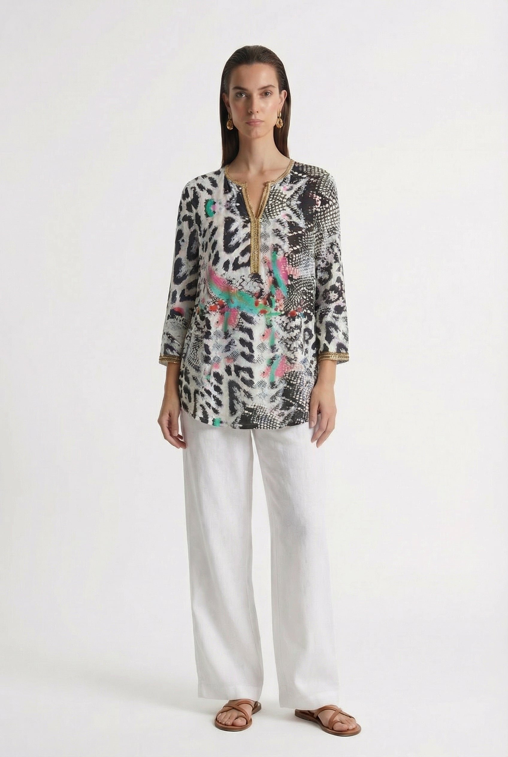 Lumina Roma Tunic-TOP-LennaRose-Size 1 (8-10)-Lenna Rose Fashion