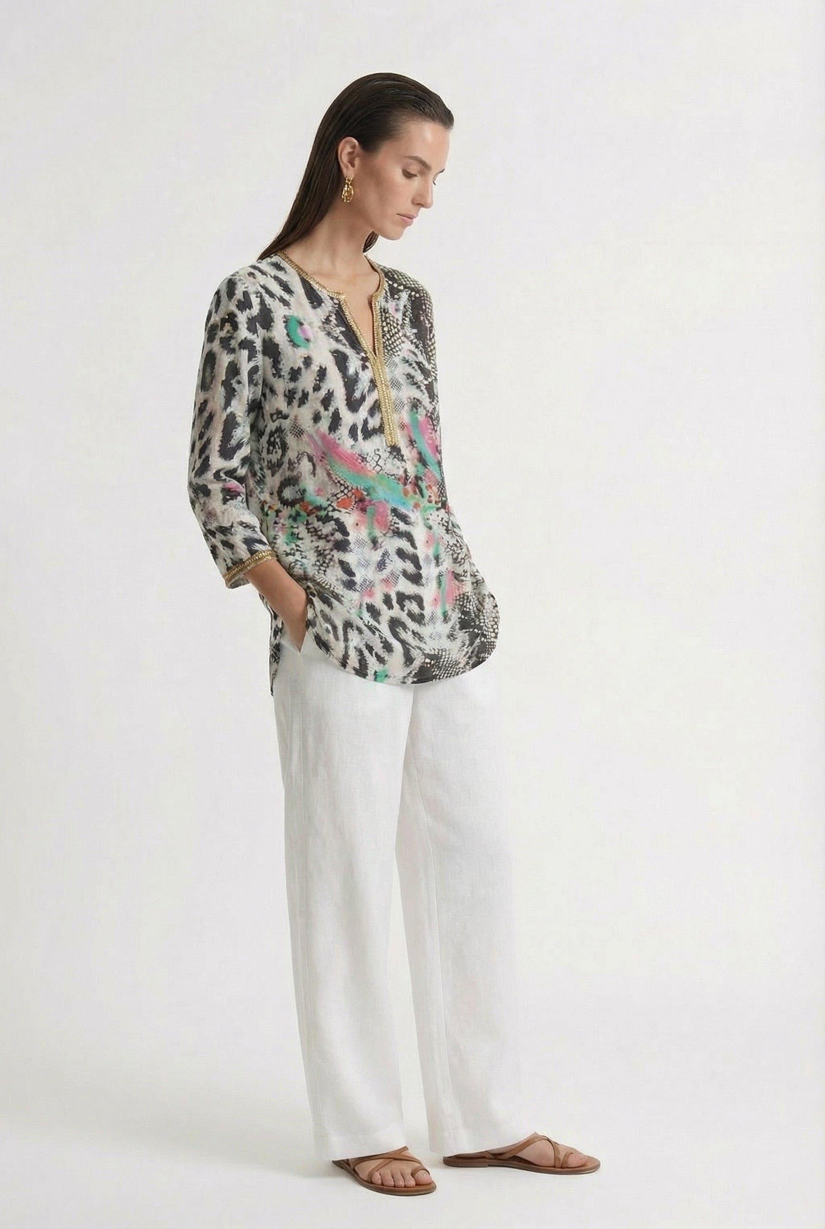 Lumina Roma Tunic-TOP-LennaRose-Size 1 (8-10)-Lenna Rose Fashion