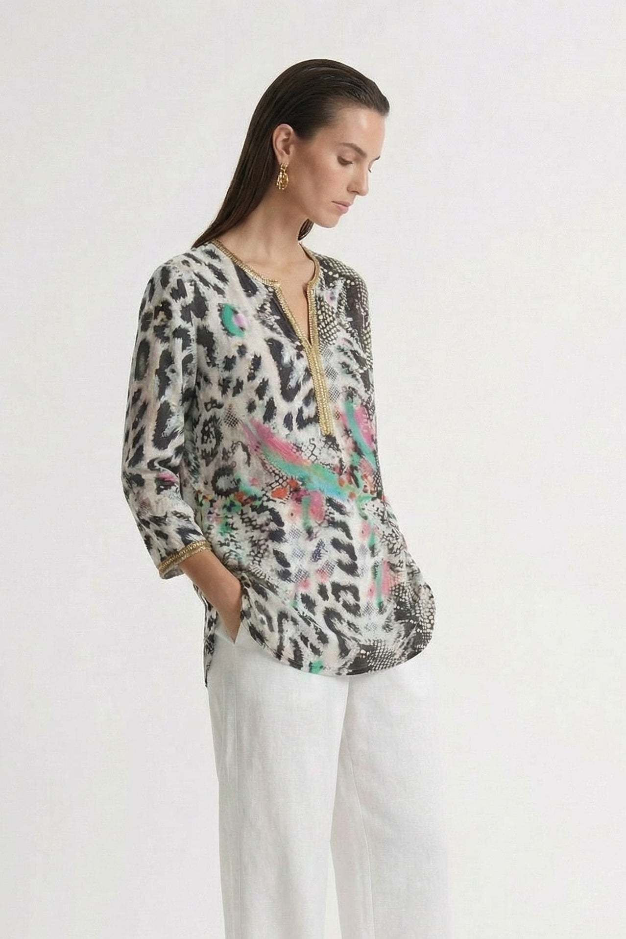 Lumina Roma Tunic-TOP-LennaRose-Size 1 (8-10)-Lenna Rose Fashion