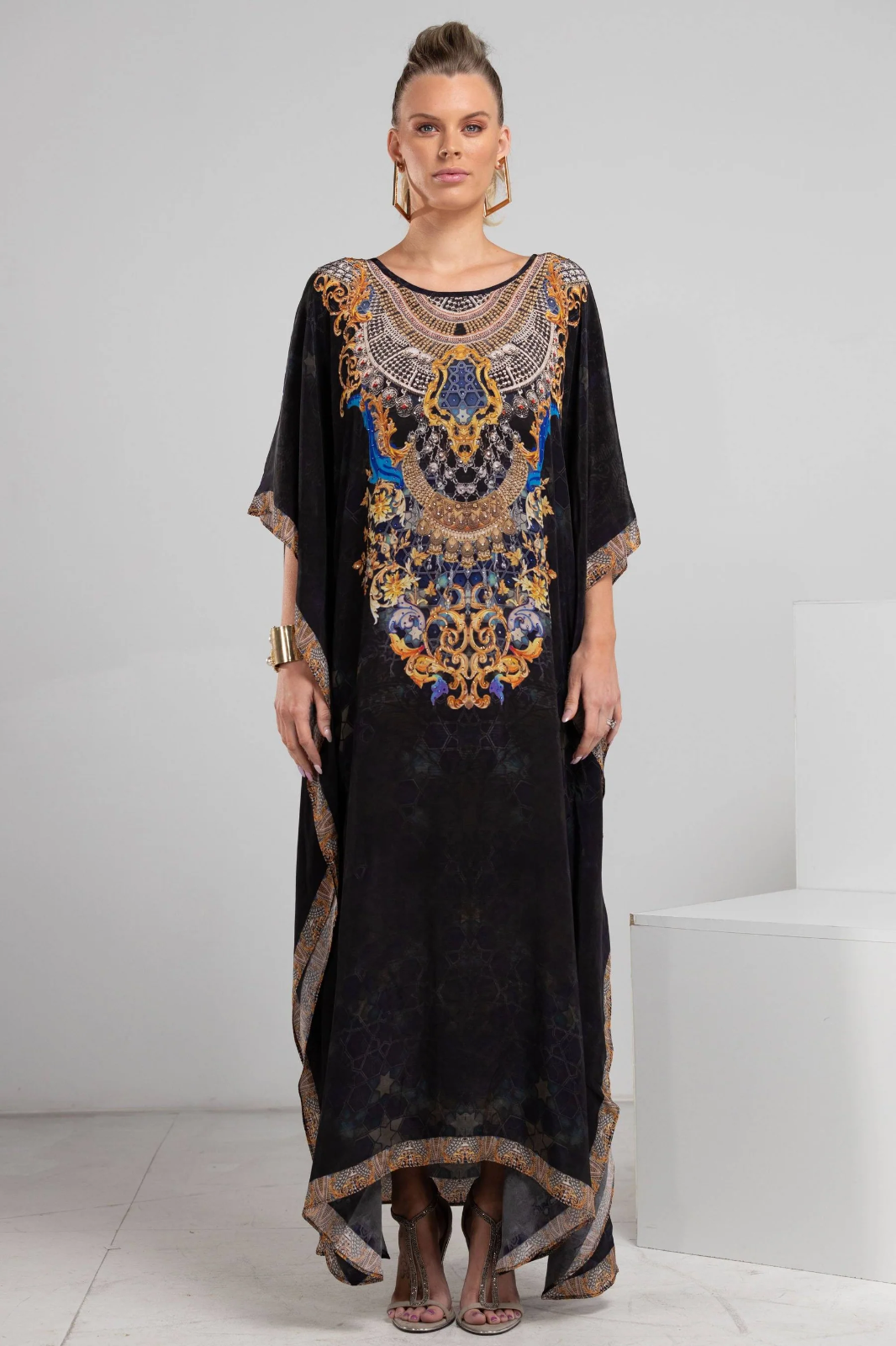 Midnight In Paris Long Kaftan
