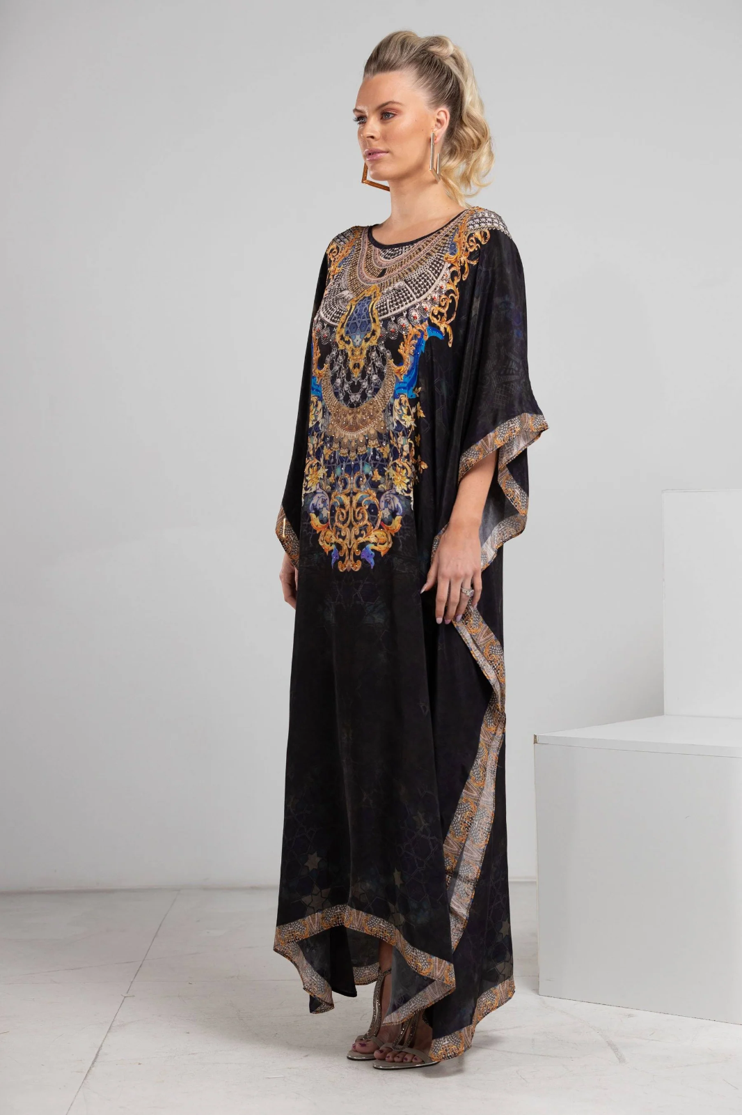 Midnight In Paris Long Kaftan
