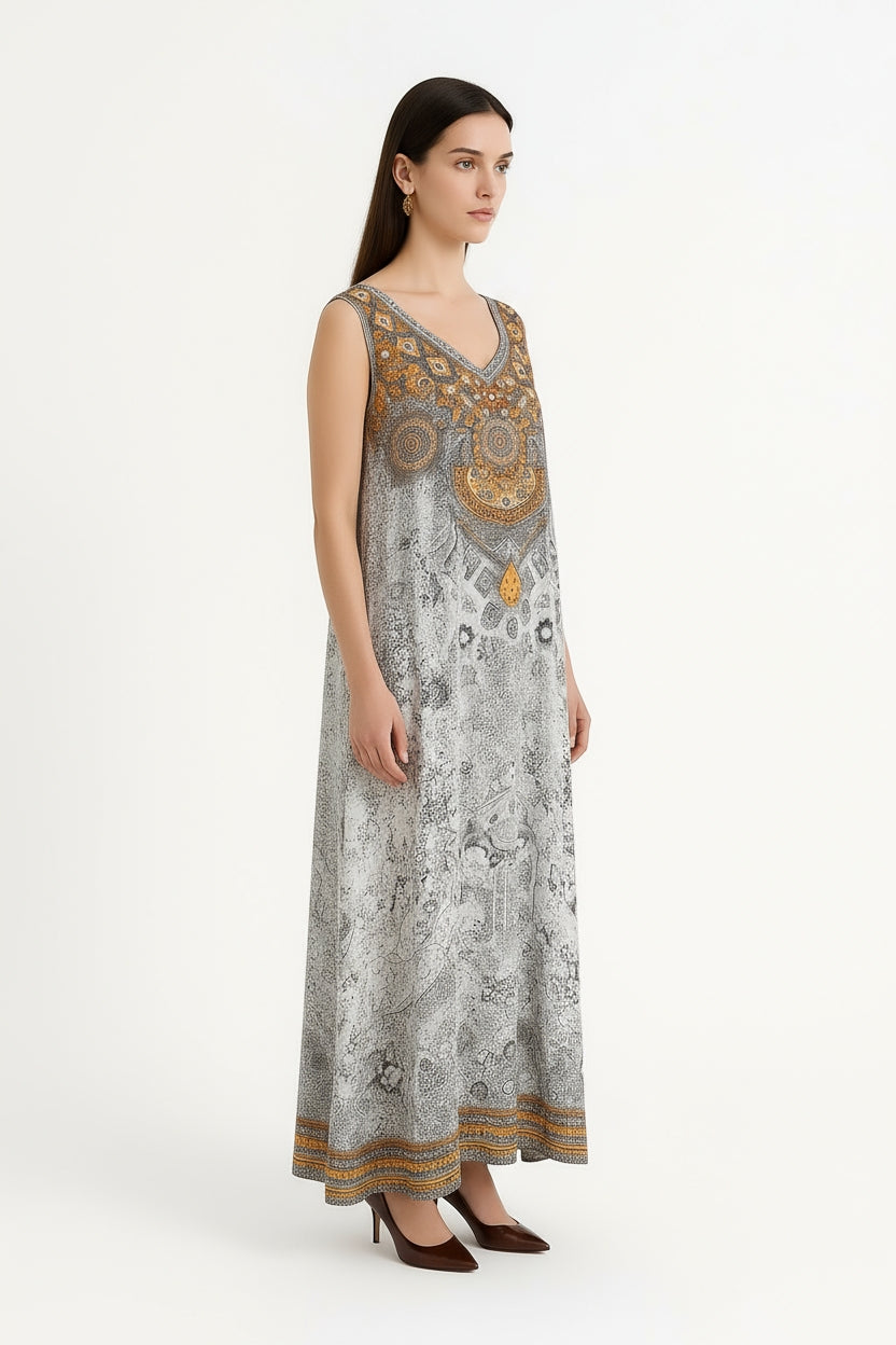 Monte Blanco Flowing Maxi Dress