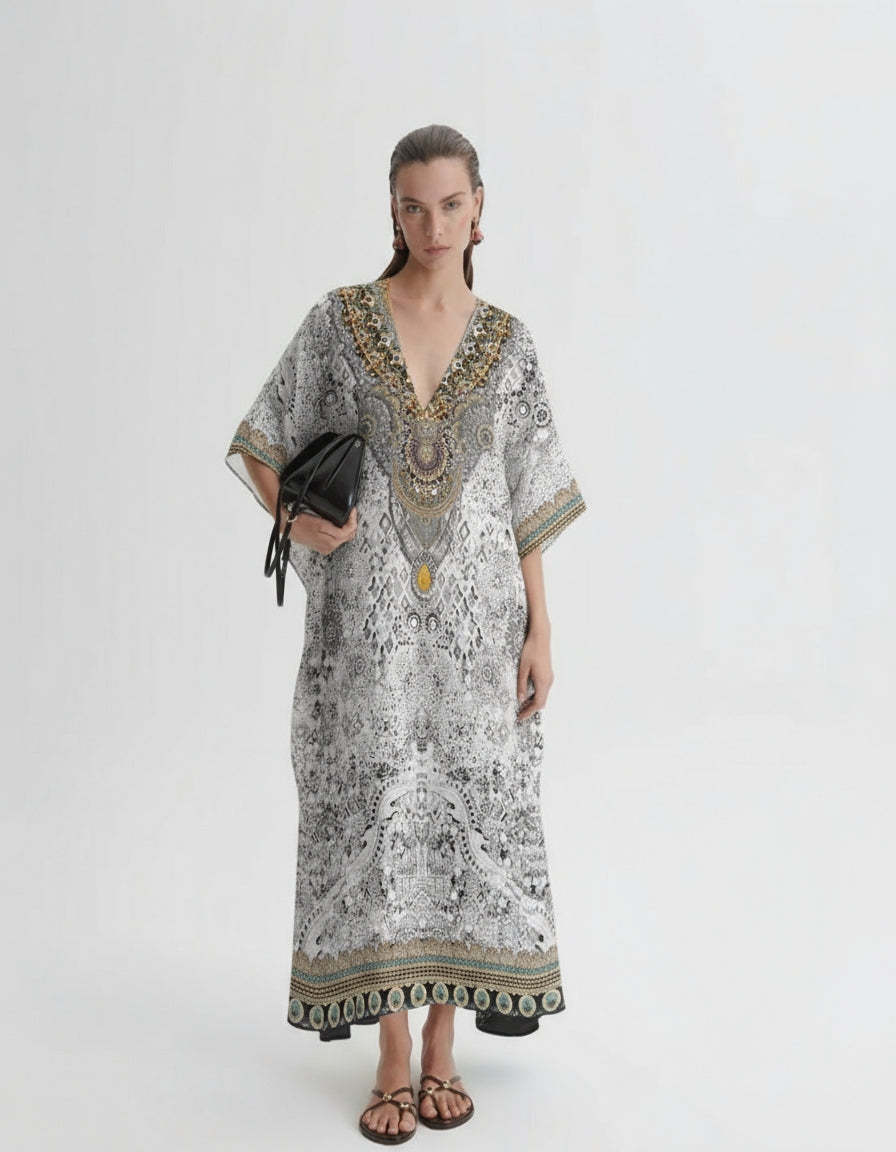 Monte Blanco Long Kaftan