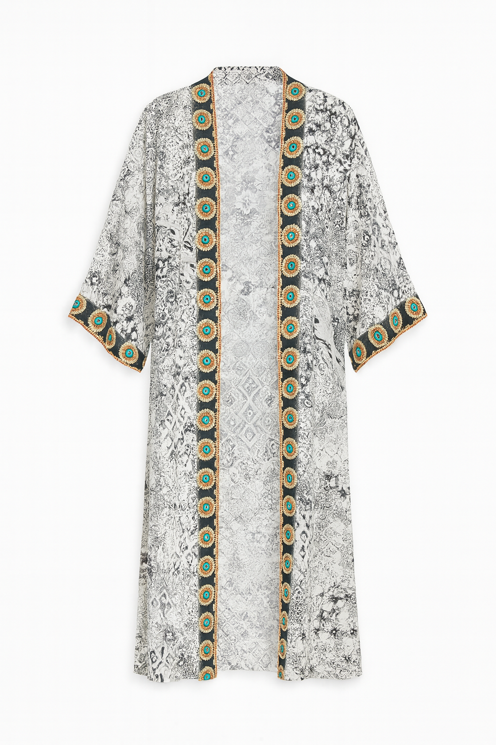 Monte Blanco Long Kimono Shrug