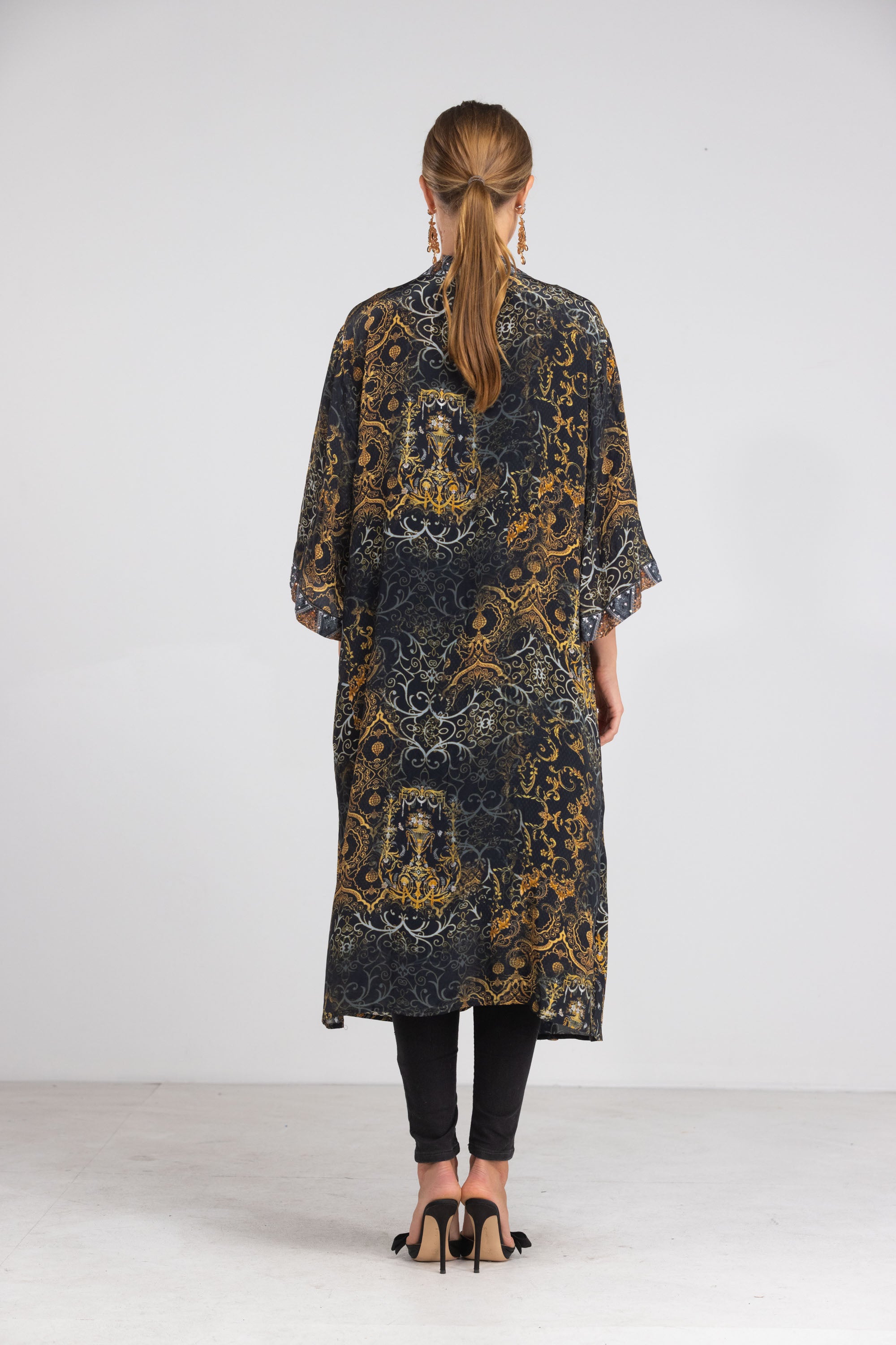 Valletta Long Kimono Shrug