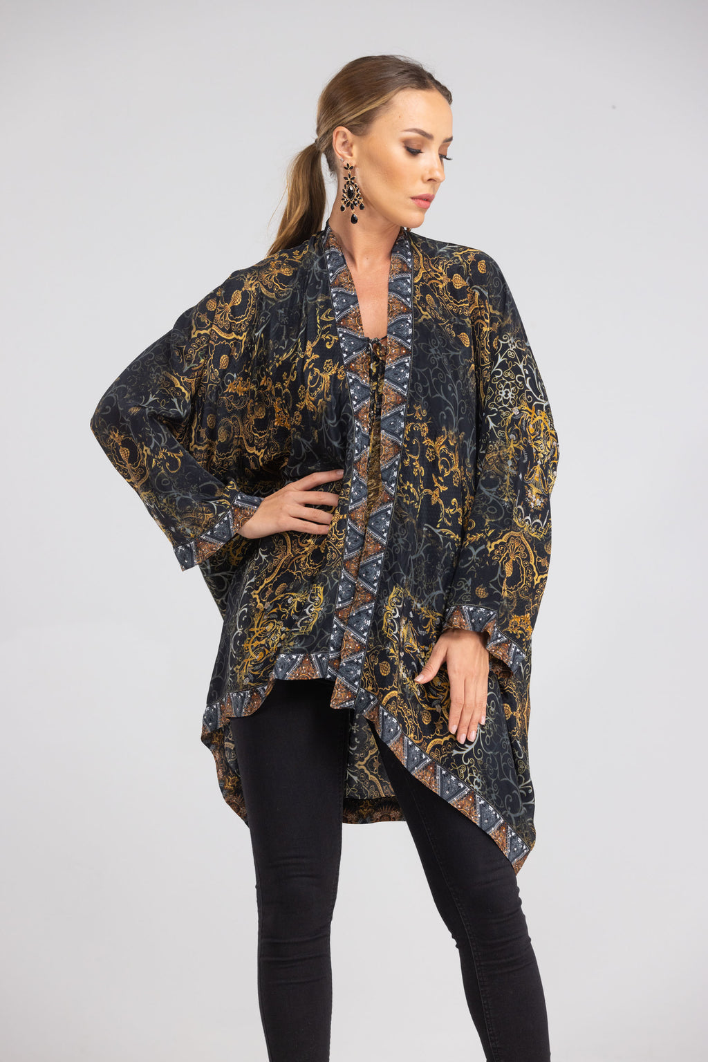 Valletta Short Kimono Shrug
