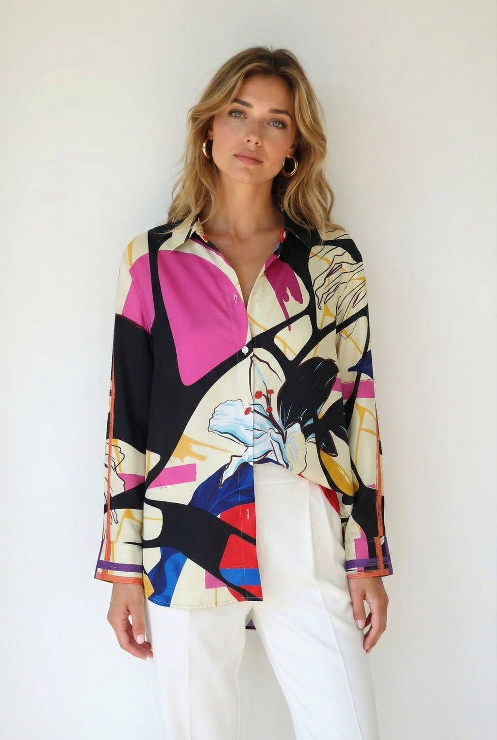 Parrima Collar Shirt-TOP-LennaRose-Size 1 (8-10)-Lenna Rose Fashion