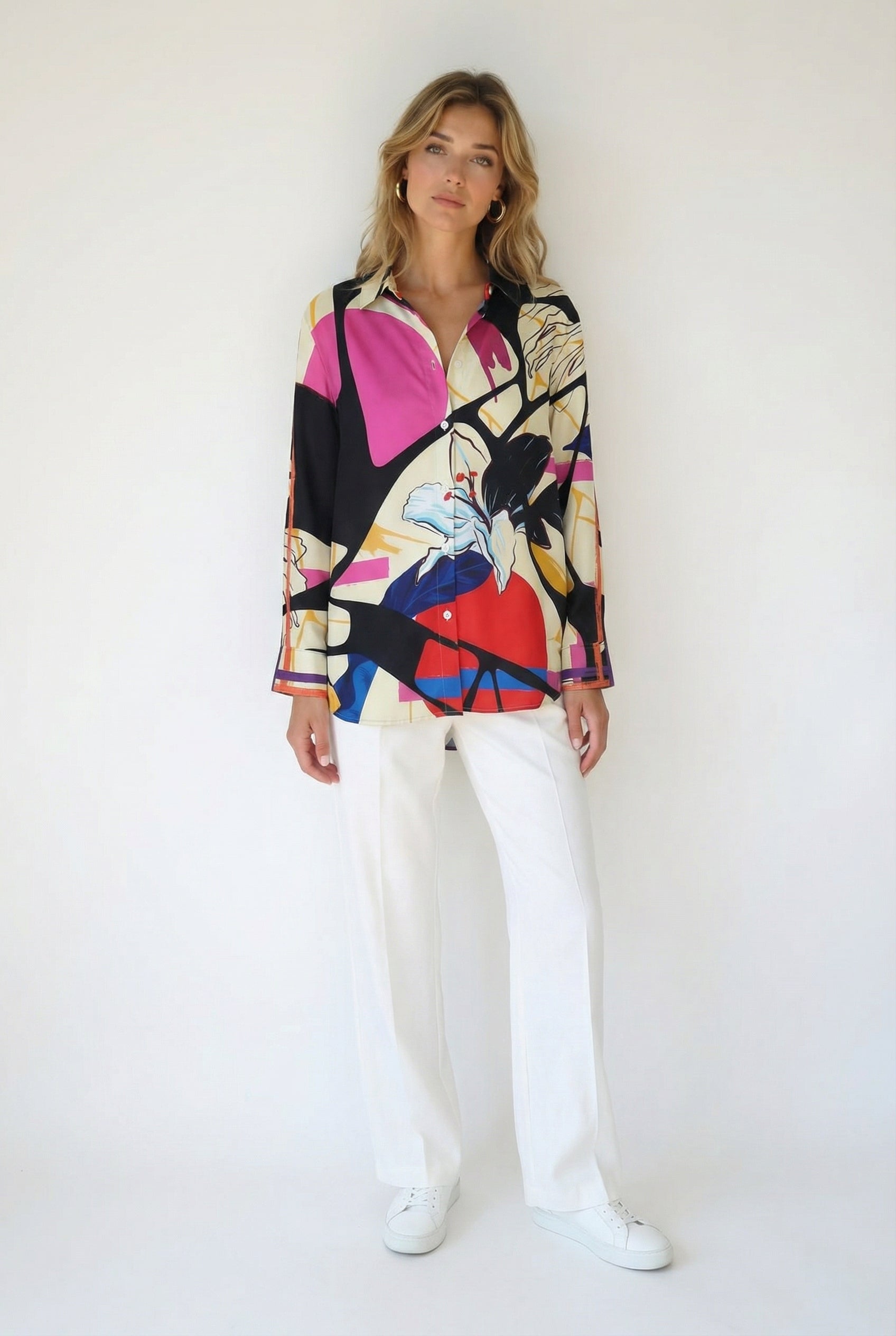 Parrima Collar Shirt-TOP-LennaRose-Size 1 (8-10)-Lenna Rose Fashion