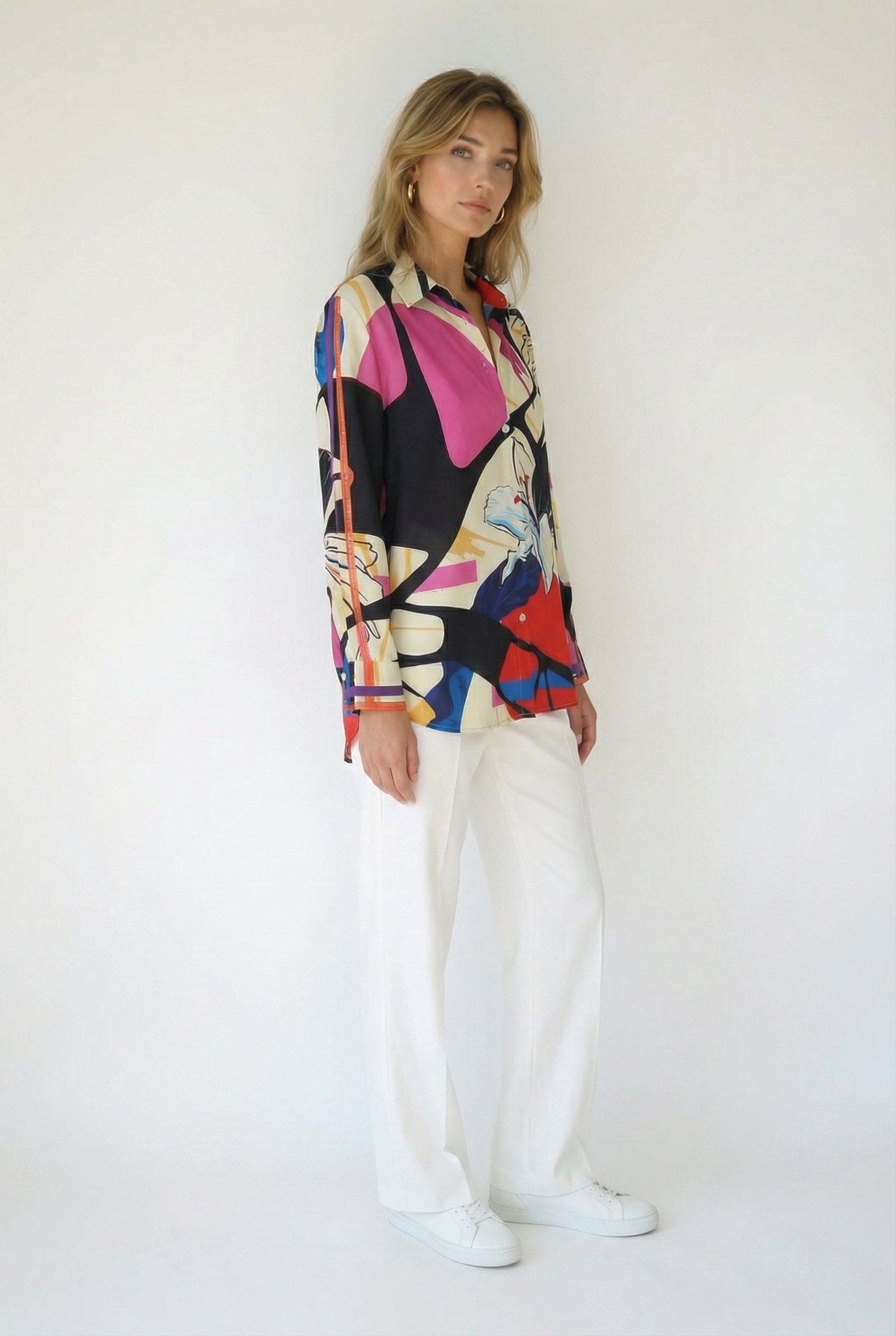 Parrima Collar Shirt-TOP-LennaRose-Size 1 (8-10)-Lenna Rose Fashion