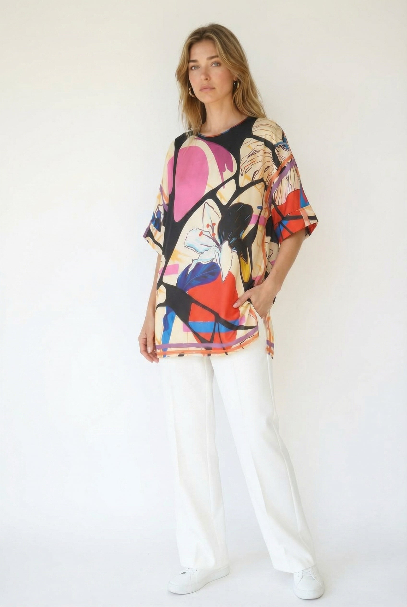 Parrima Kaftan Top-TOP-LennaRose-Size 1 (8-10)-Lenna Rose Fashion