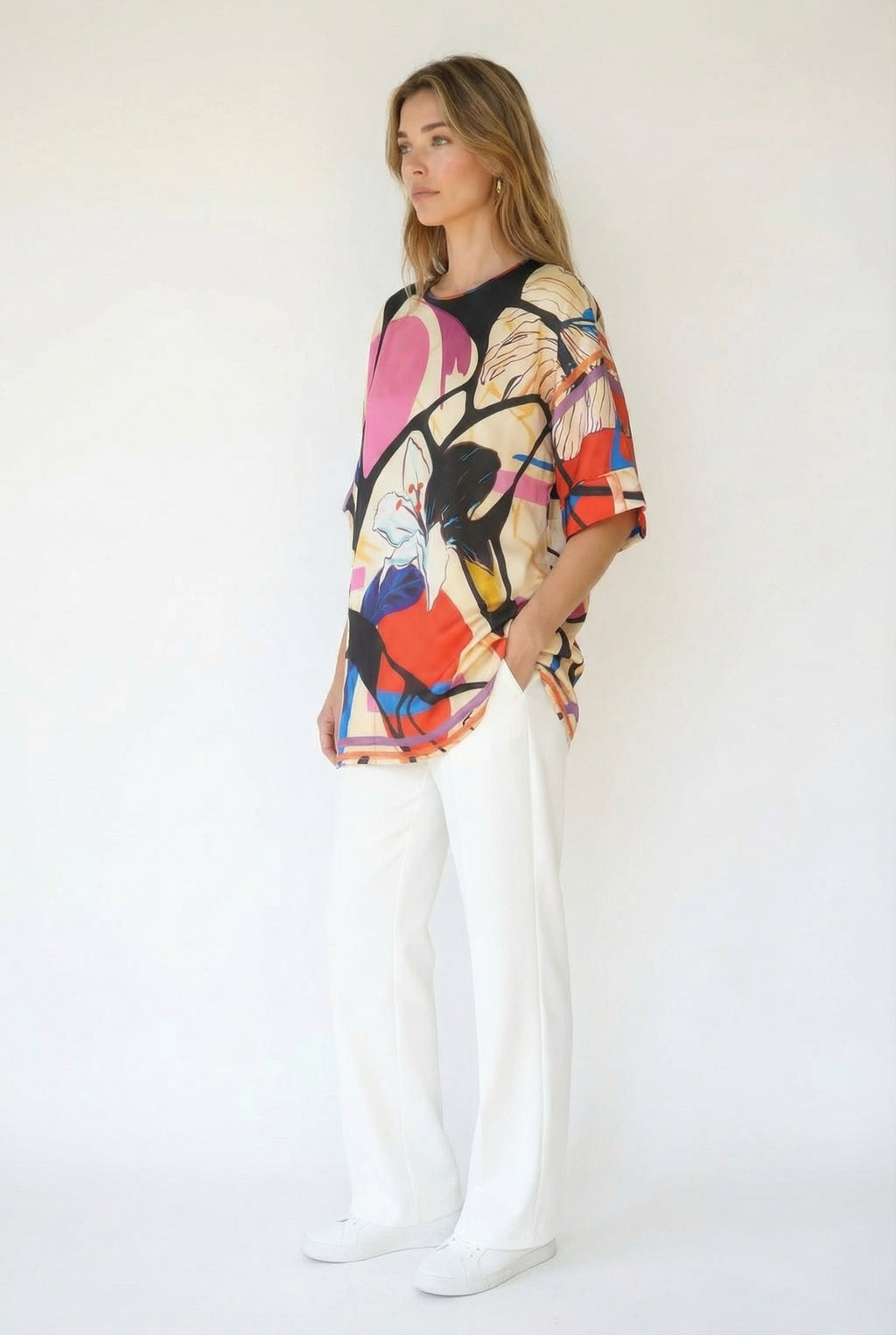 Parrima Kaftan Top-TOP-LennaRose-Size 1 (8-10)-Lenna Rose Fashion