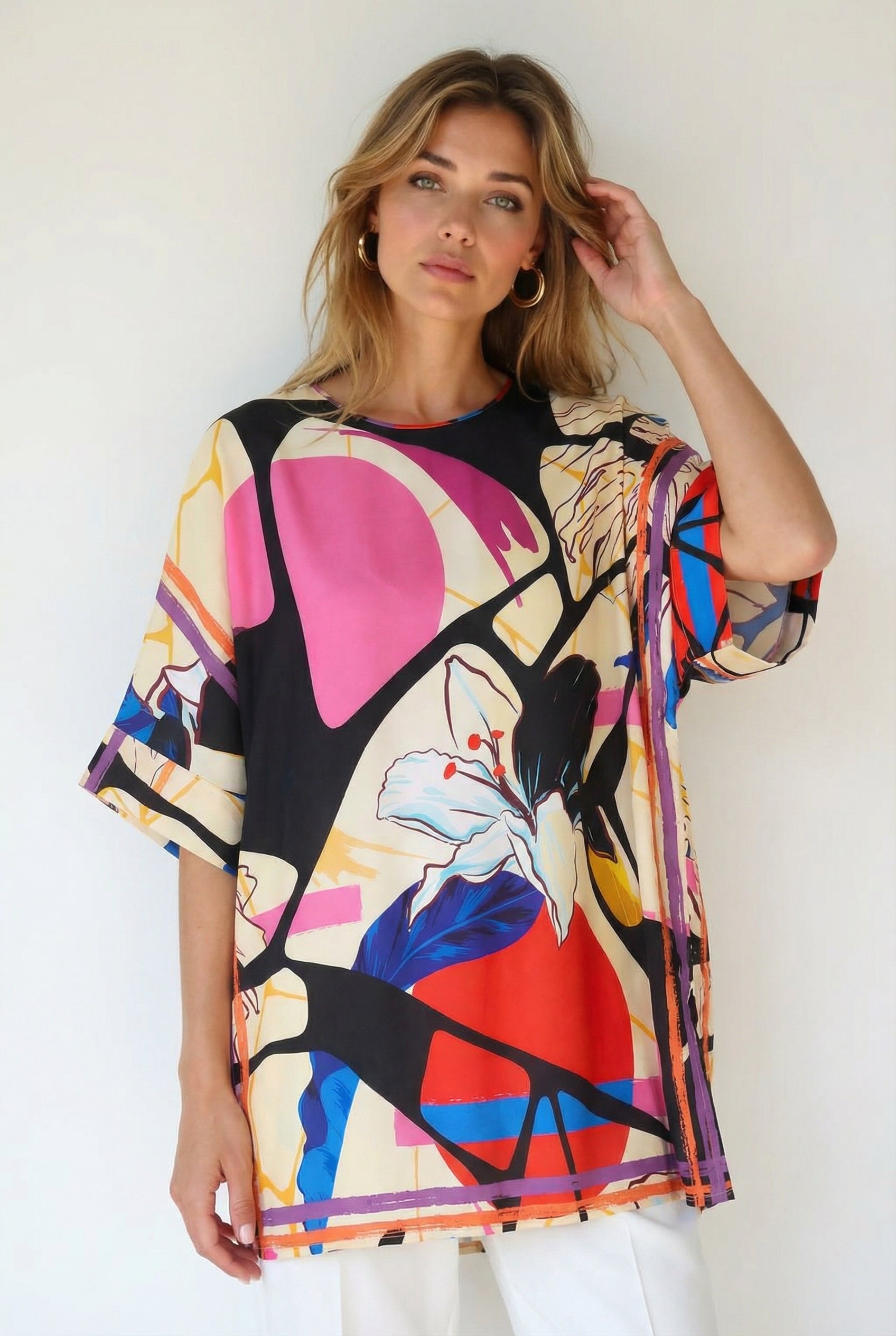 Parrima Kaftan Top-TOP-LennaRose-Size 1 (8-10)-Lenna Rose Fashion