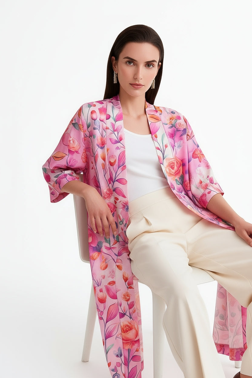 Rosita Long Kimono Shrug