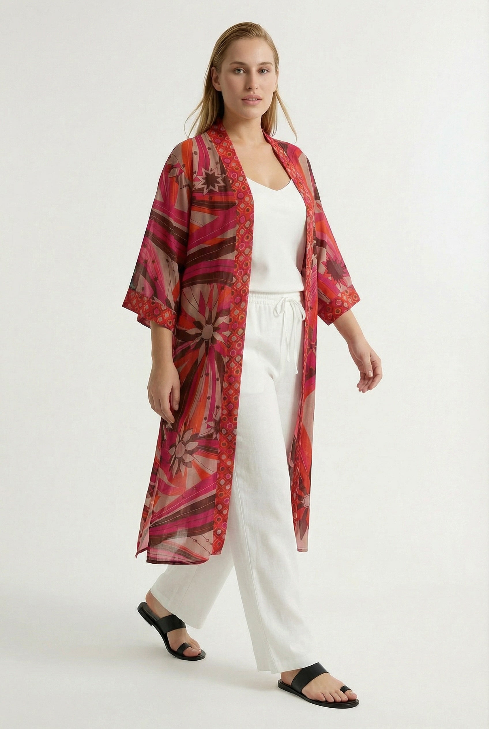 Ruby Long Kimono Shrug