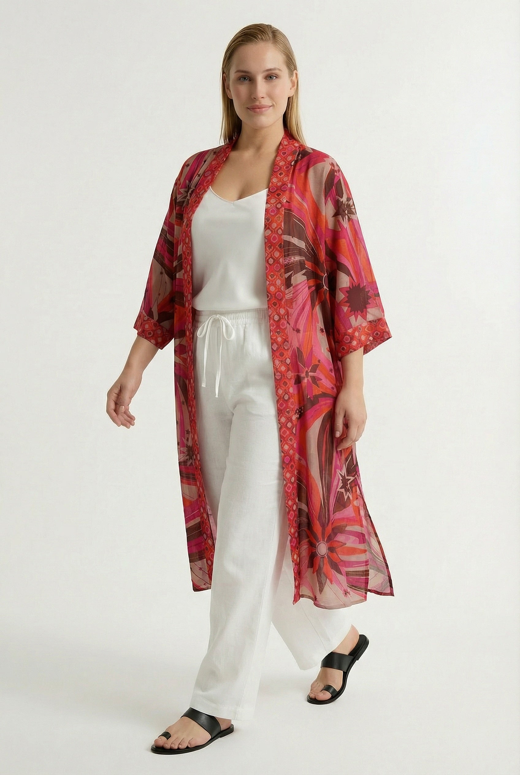 Ruby Long Kimono Shrug