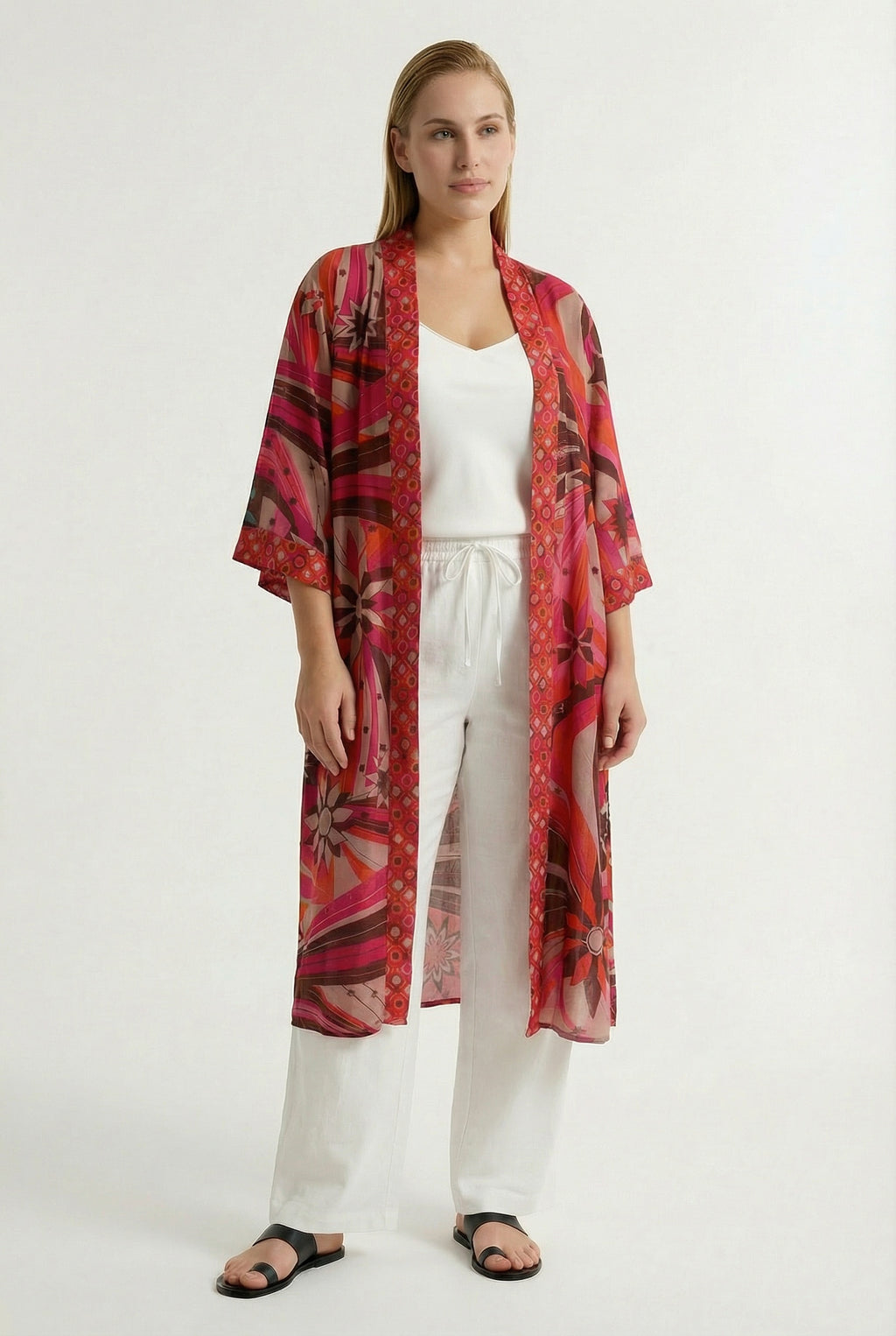 Ruby Long Kimono Shrug