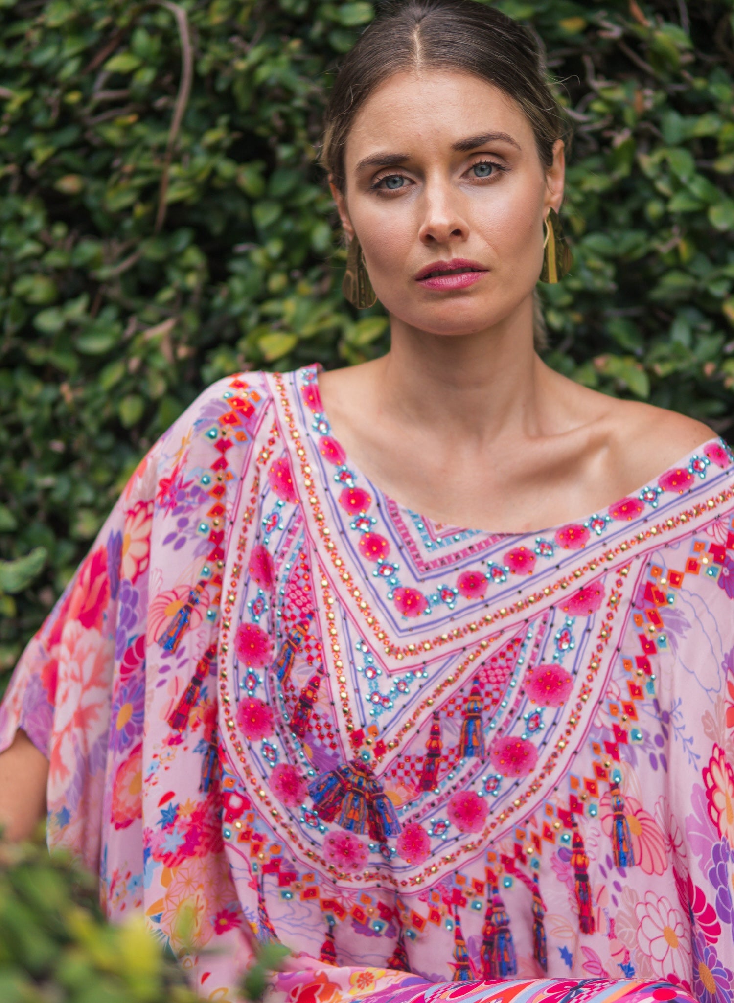 Cherry Blossom Short Box Kaftan