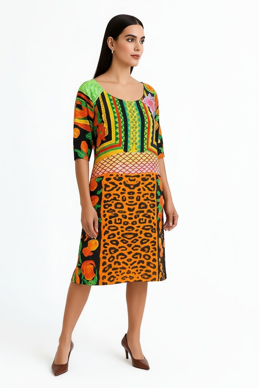 Salamanca Day Dress-Dress-LennaRose-Size 1 (8-10)-Lenna Rose Fashion