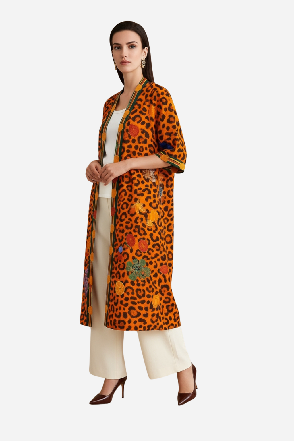 Salamanca Long Kimono Shrug-LennaRose-One Size (8 - 18)-Lenna Rose Fashion