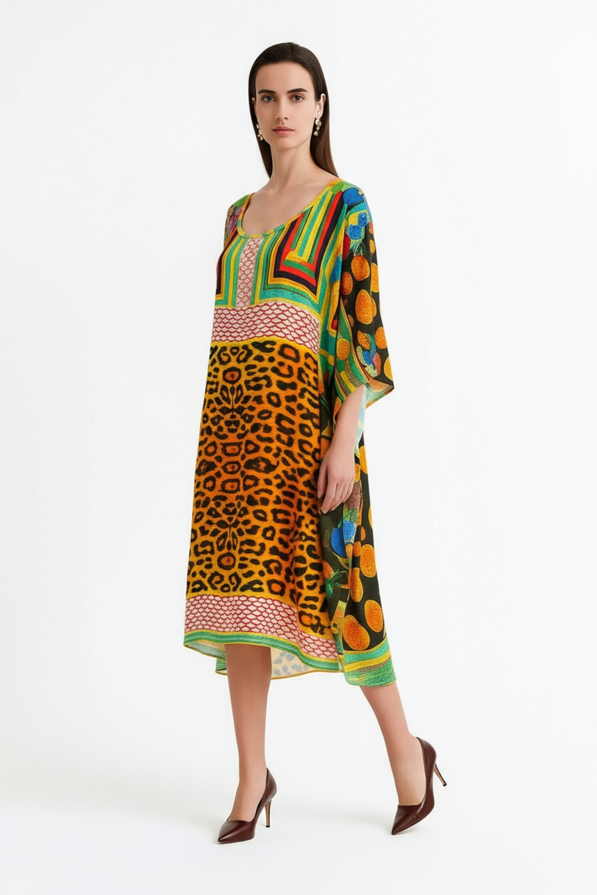 Salamanca Short Kaftan-Dress-LennaRose-Size 1 (8-10)-Lenna Rose Fashion