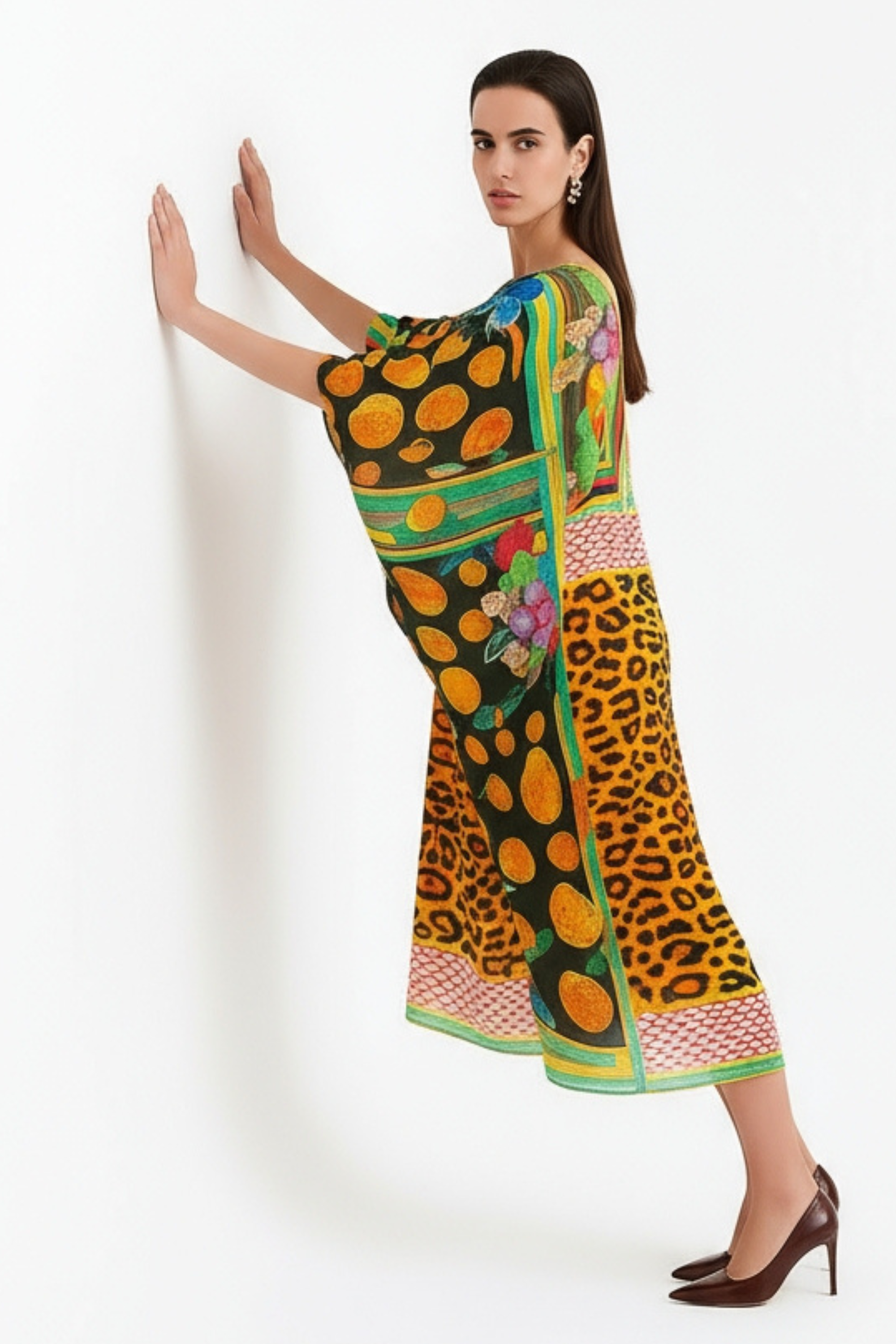 Salamanca Short Kaftan-Dress-LennaRose-Size 1 (8-10)-Lenna Rose Fashion