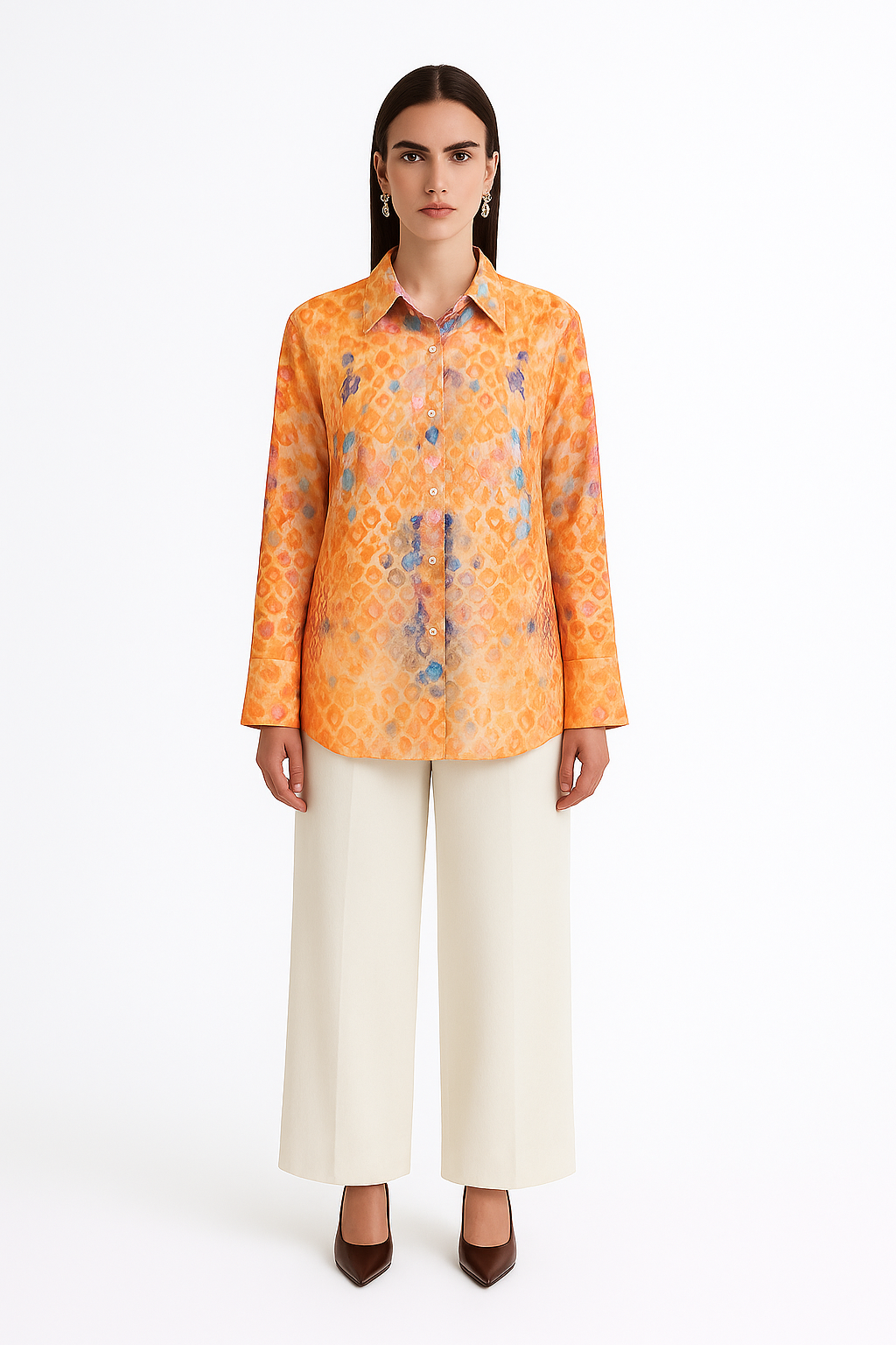 Serpentine Collar Shirt