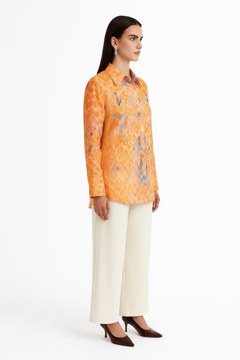 Serpentine Collar Shirt