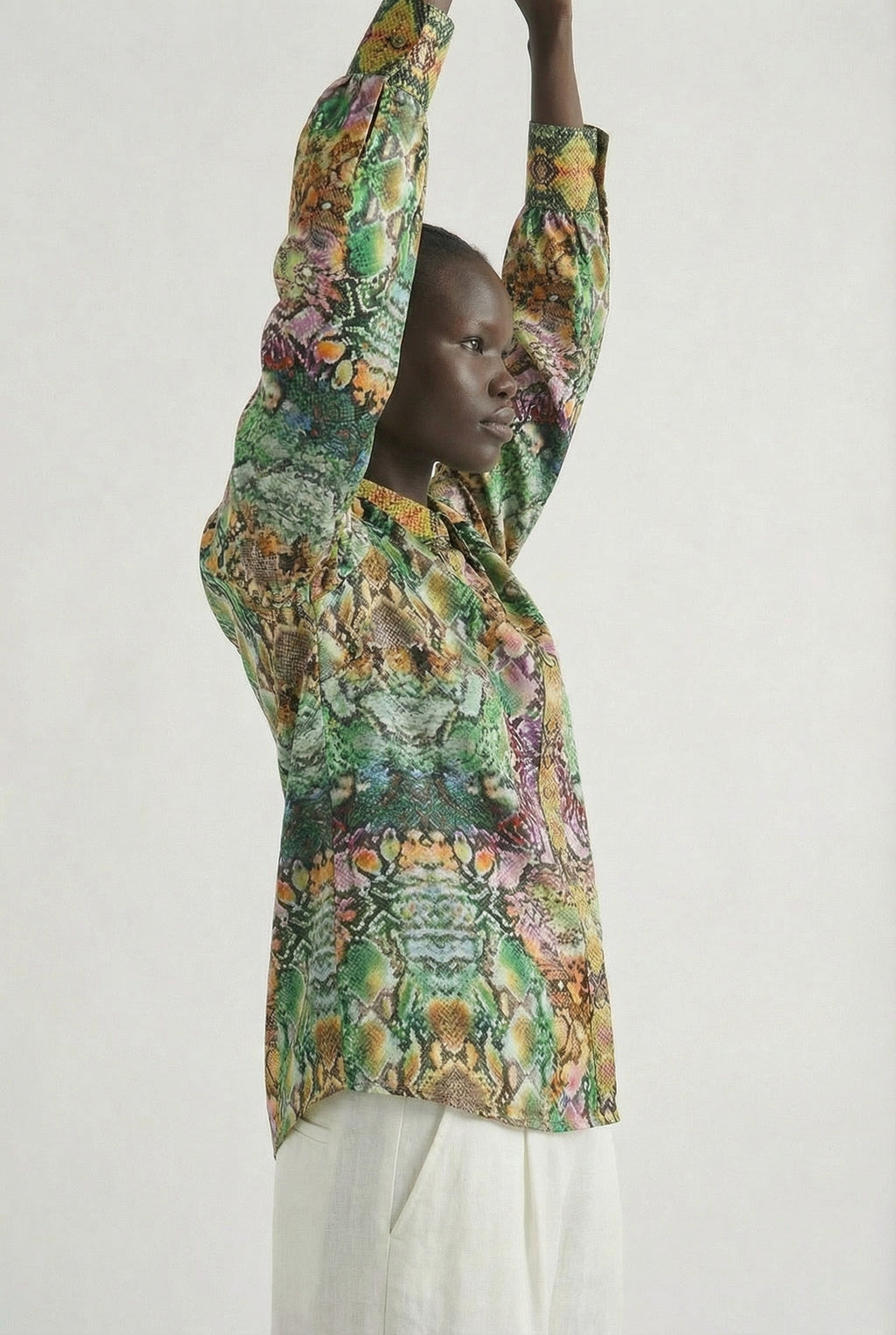 Serpentine Collar Shirt-TOP-LennaRose-Size 1 (8-10)-Lenna Rose Fashion