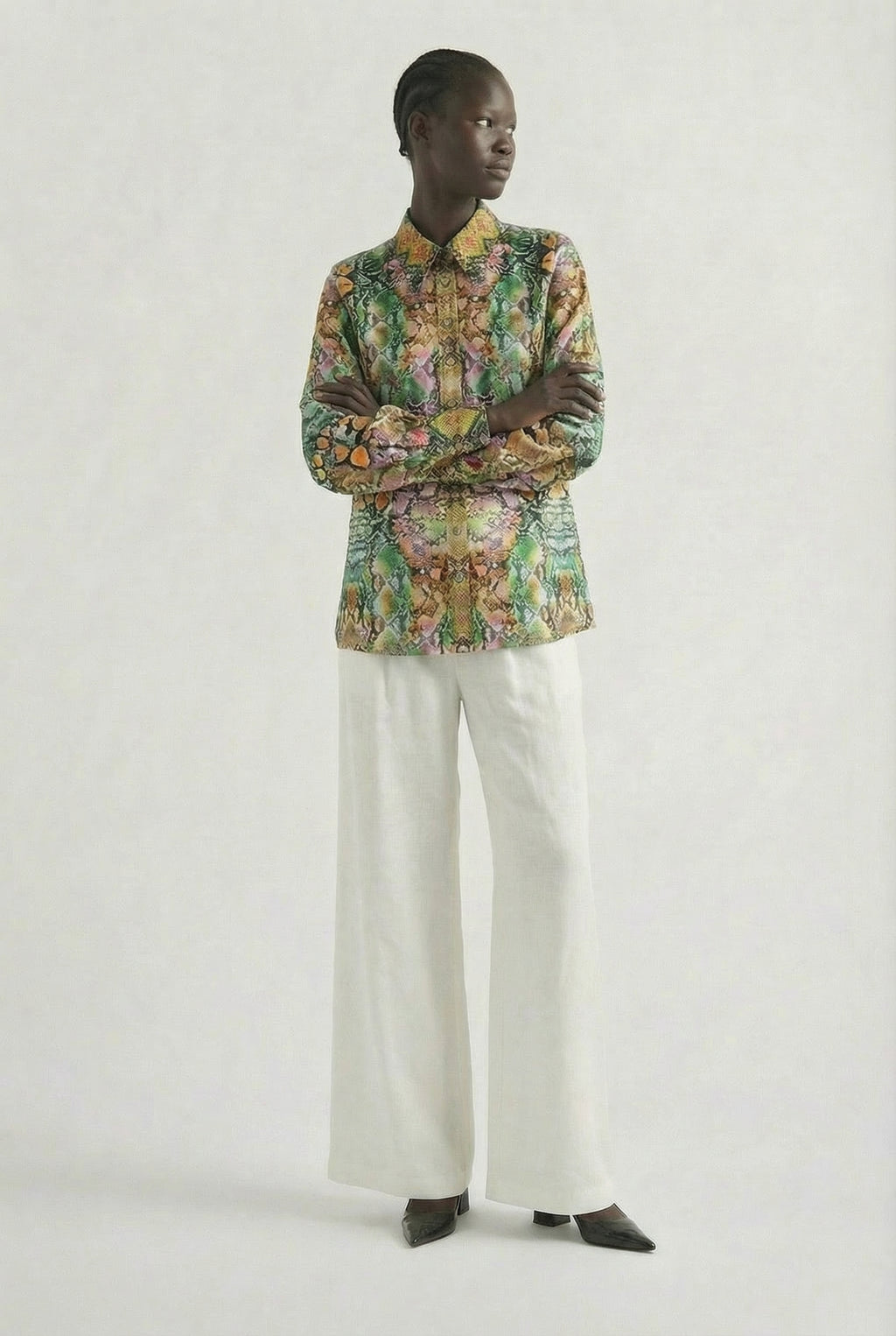 Serpentine Collar Shirt-TOP-LennaRose-Size 1 (8-10)-Lenna Rose Fashion