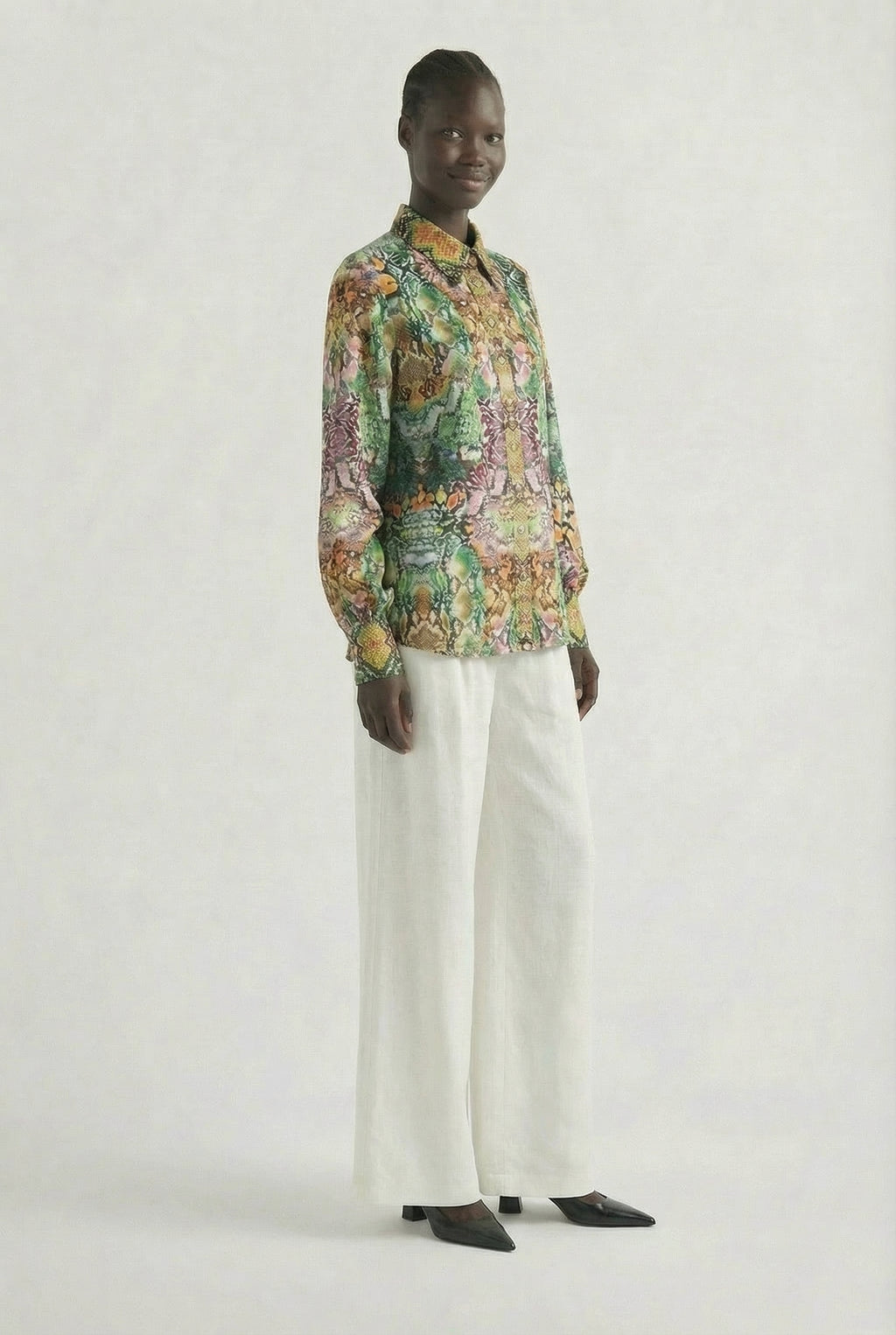 Serpentine Collar Shirt-TOP-LennaRose-Size 1 (8-10)-Lenna Rose Fashion