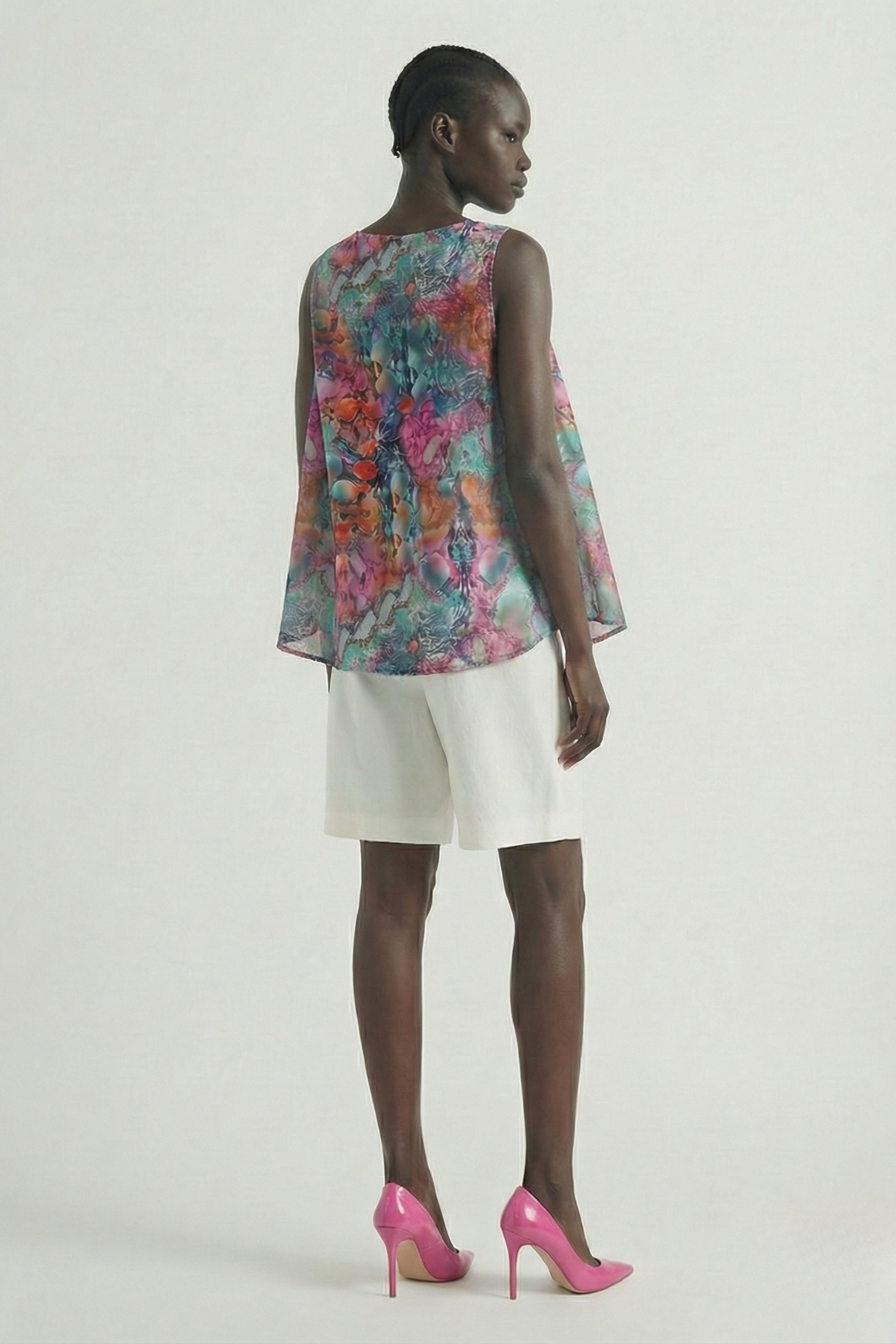 Serpentine Flowing Tank Top-TOP-LennaRose-Size 1 (8-10)-Lenna Rose Fashion