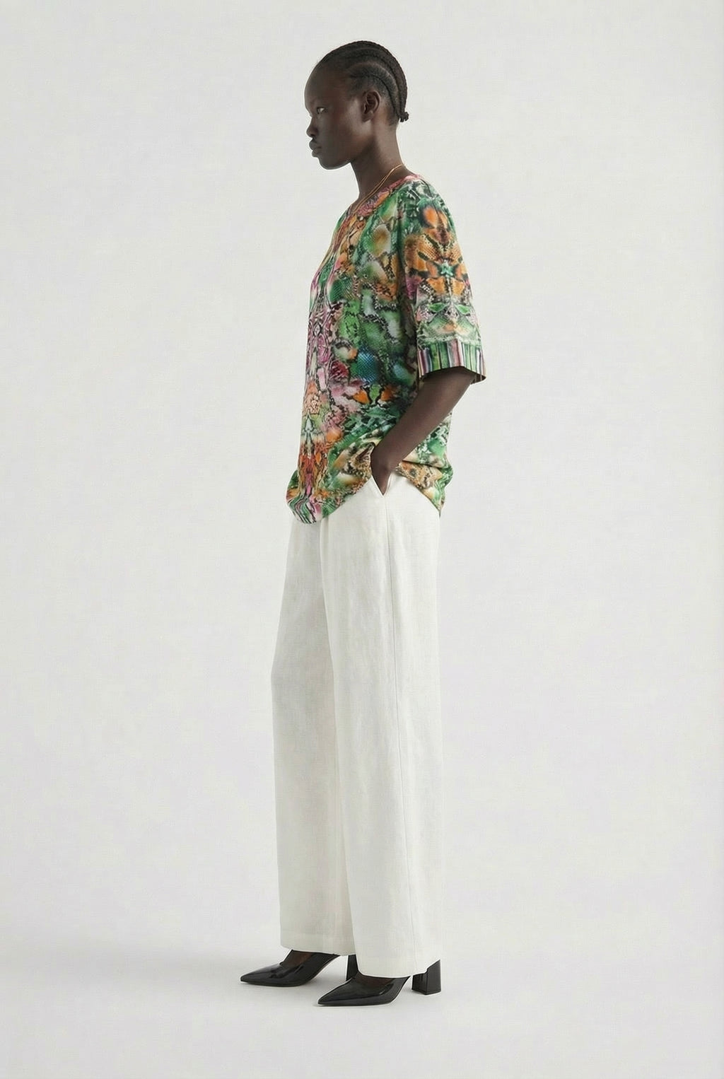 Serpentine Kaftan Top-TOP-LennaRose-Size 1 (8-10)-Lenna Rose Fashion