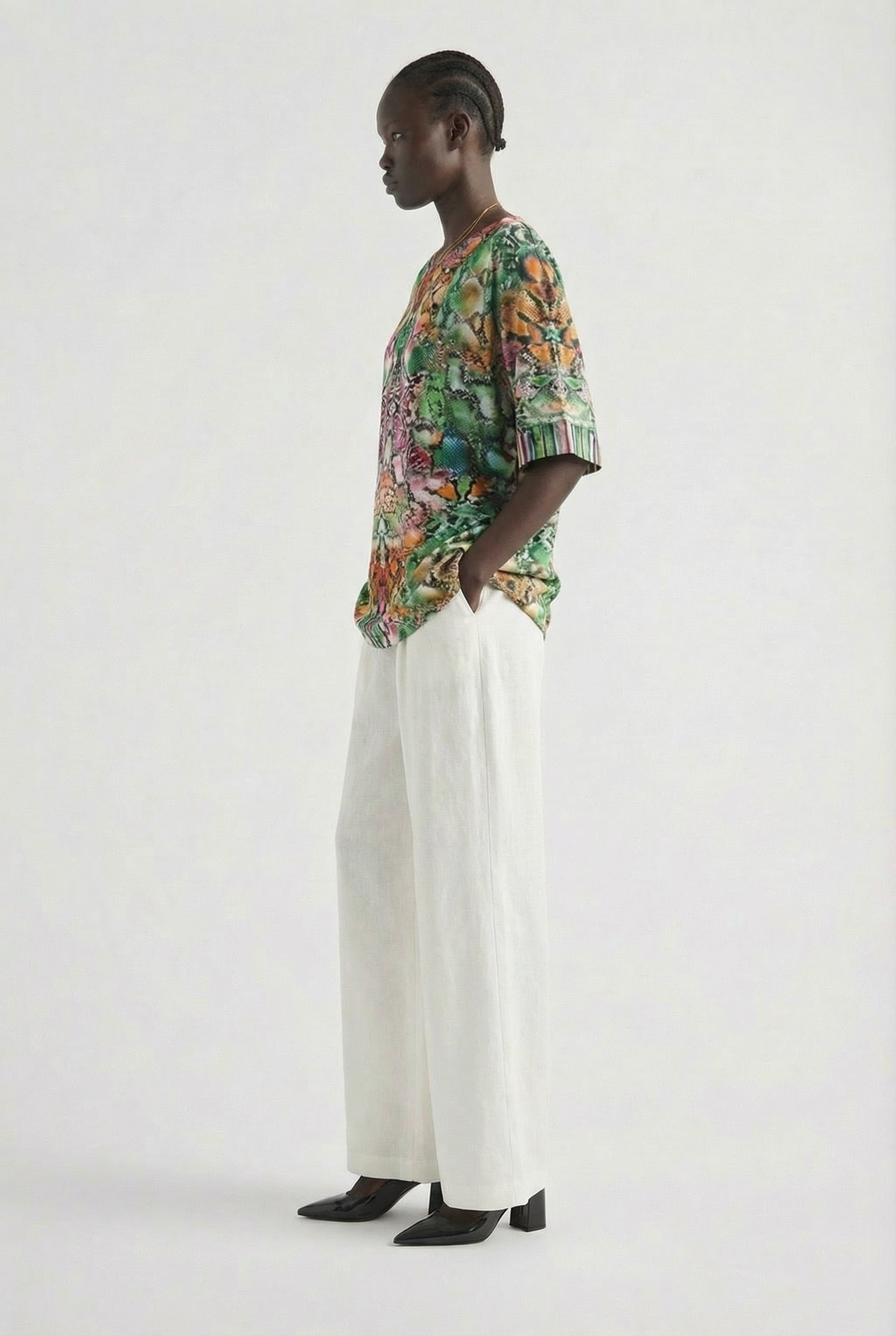 Serpentine Kaftan Top-TOP-LennaRose-Size 1 (8-10)-Lenna Rose Fashion