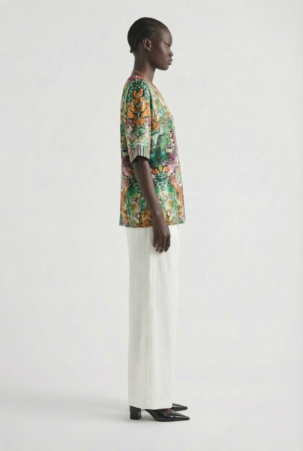 Serpentine Kaftan Top-TOP-LennaRose-Size 1 (8-10)-Lenna Rose Fashion