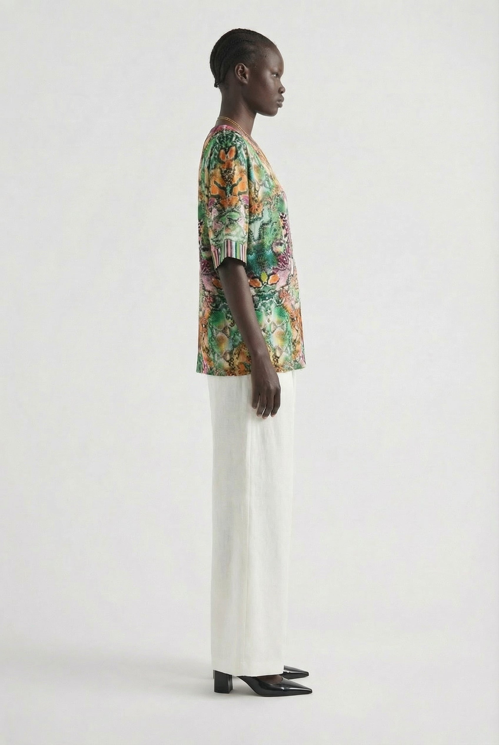 Serpentine Kaftan Top-TOP-LennaRose-Size 1 (8-10)-Lenna Rose Fashion