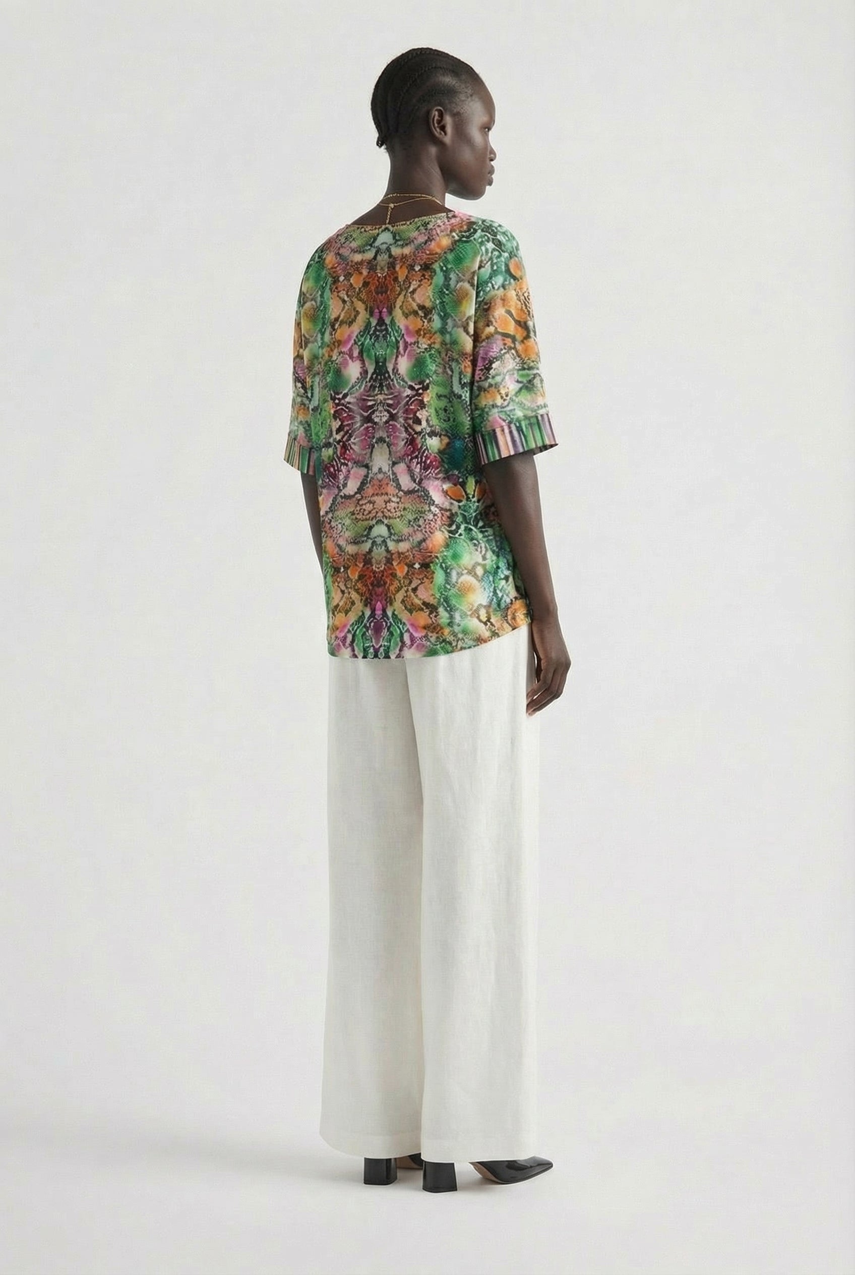 Serpentine Kaftan Top-TOP-LennaRose-Size 1 (8-10)-Lenna Rose Fashion