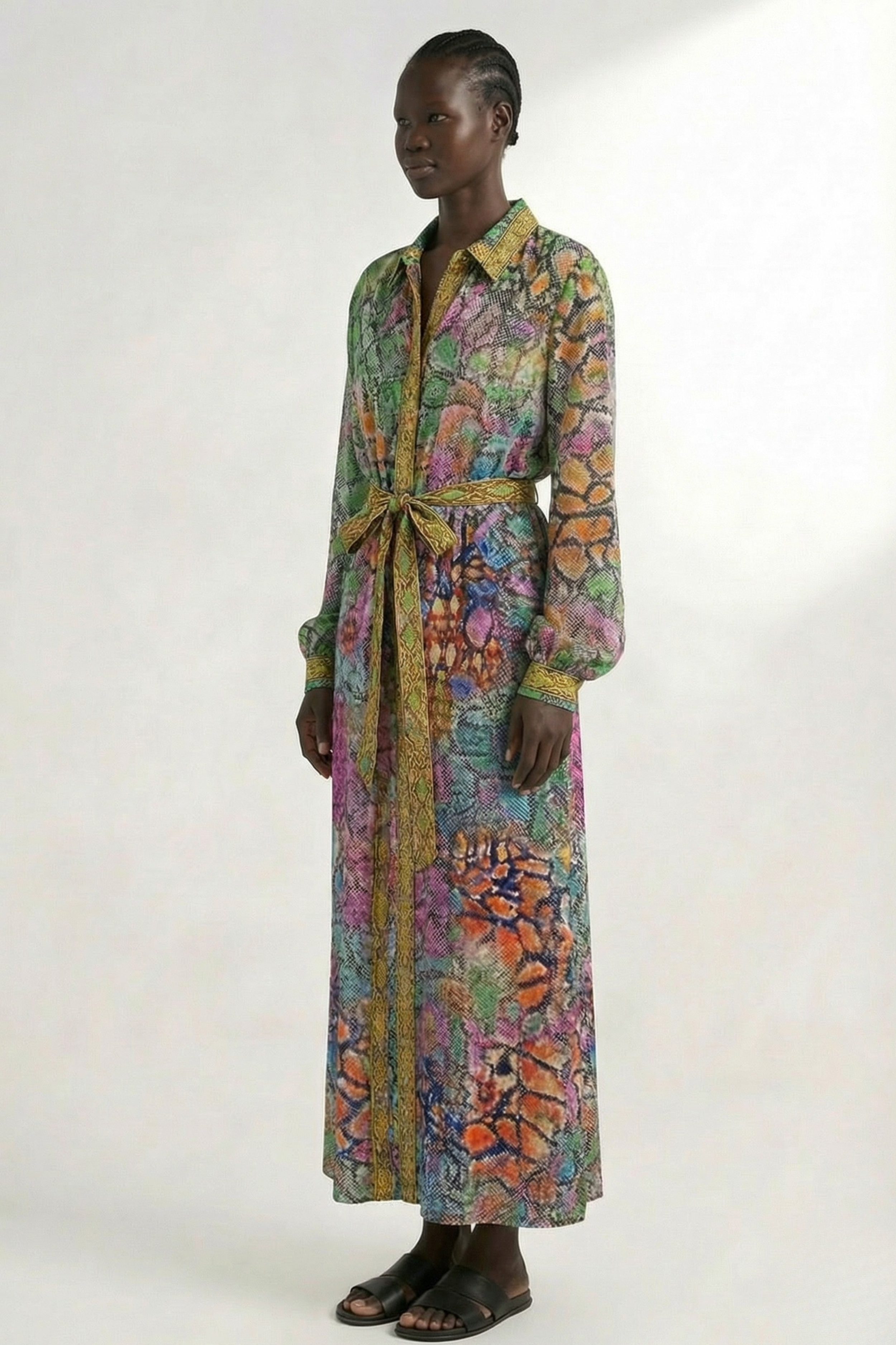 Serpentine Long Frida Dress-Dress-LennaRose-Size 1 (8-10)-Lenna Rose Fashion