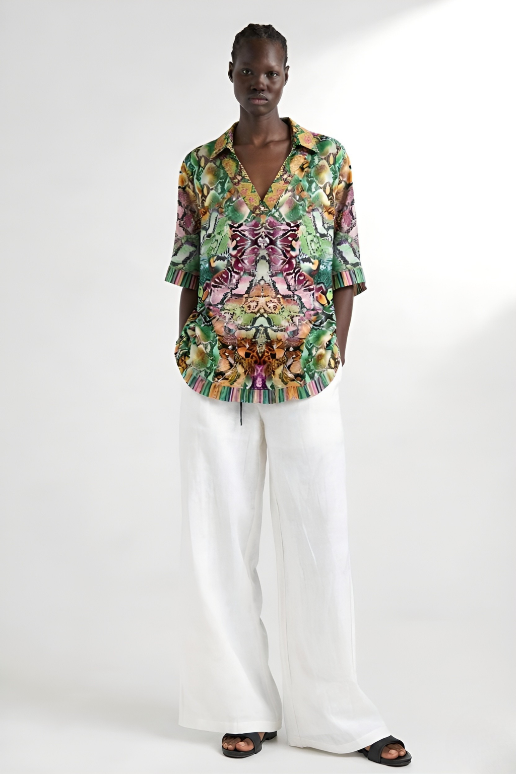 Serpentine Resort Top-TOP-LennaRose-Size 1 (8-10)-Lenna Rose Fashion