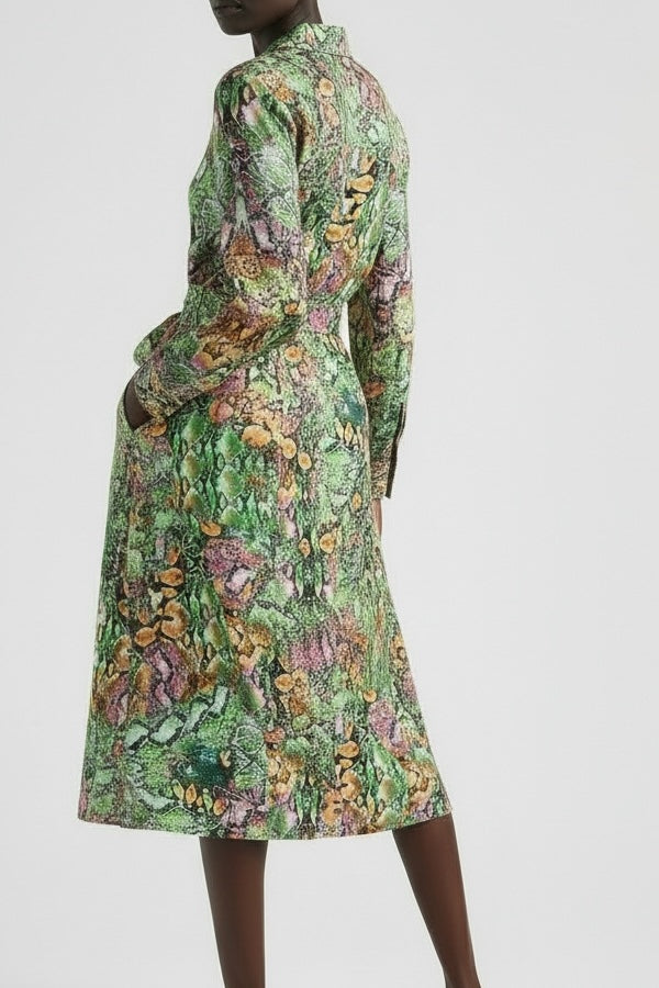 Serpentine Shirt Dress-TOP-LennaRose-Size 1 (8-10)-Lenna Rose Fashion