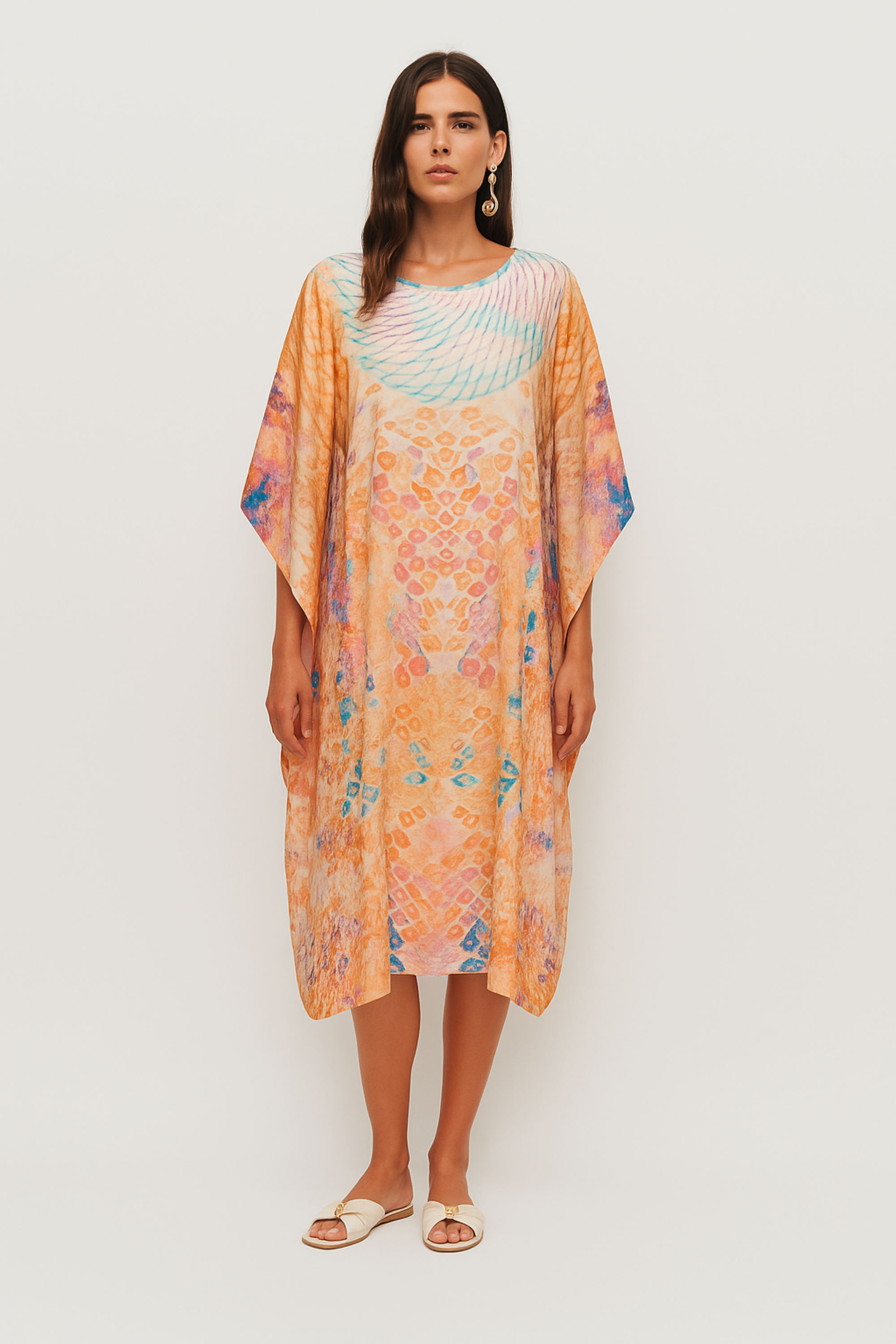 Serpentine Short Kaftan