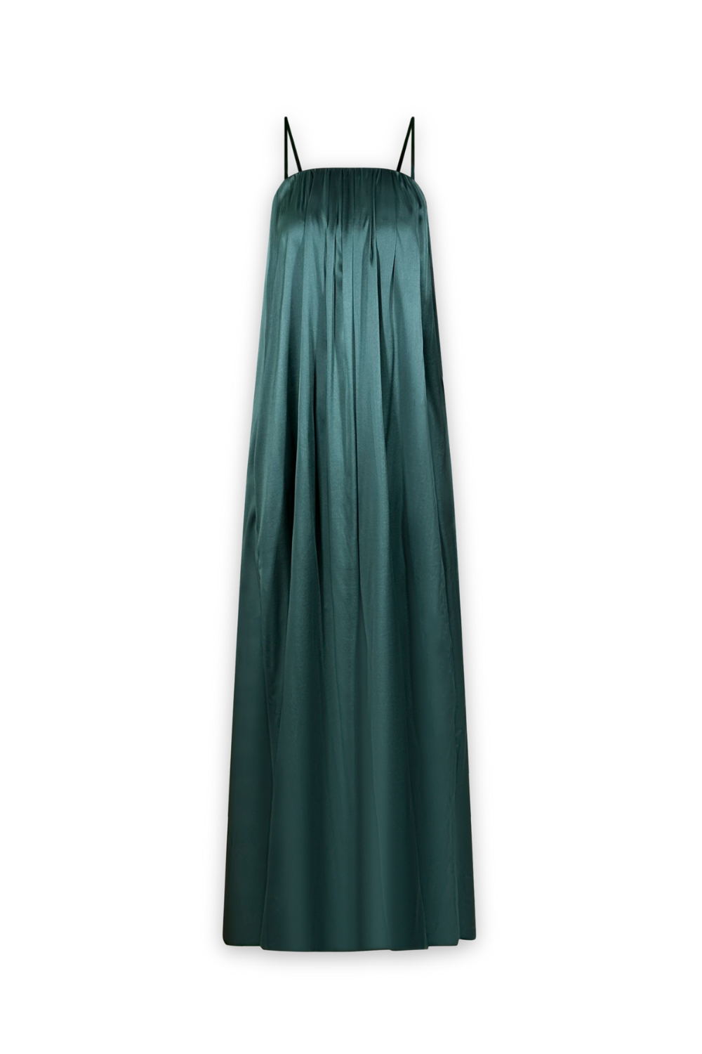 Silk Amelia Dress - Green-Dress-LennaRose-Size 1 (8-10)-Lenna Rose Fashion