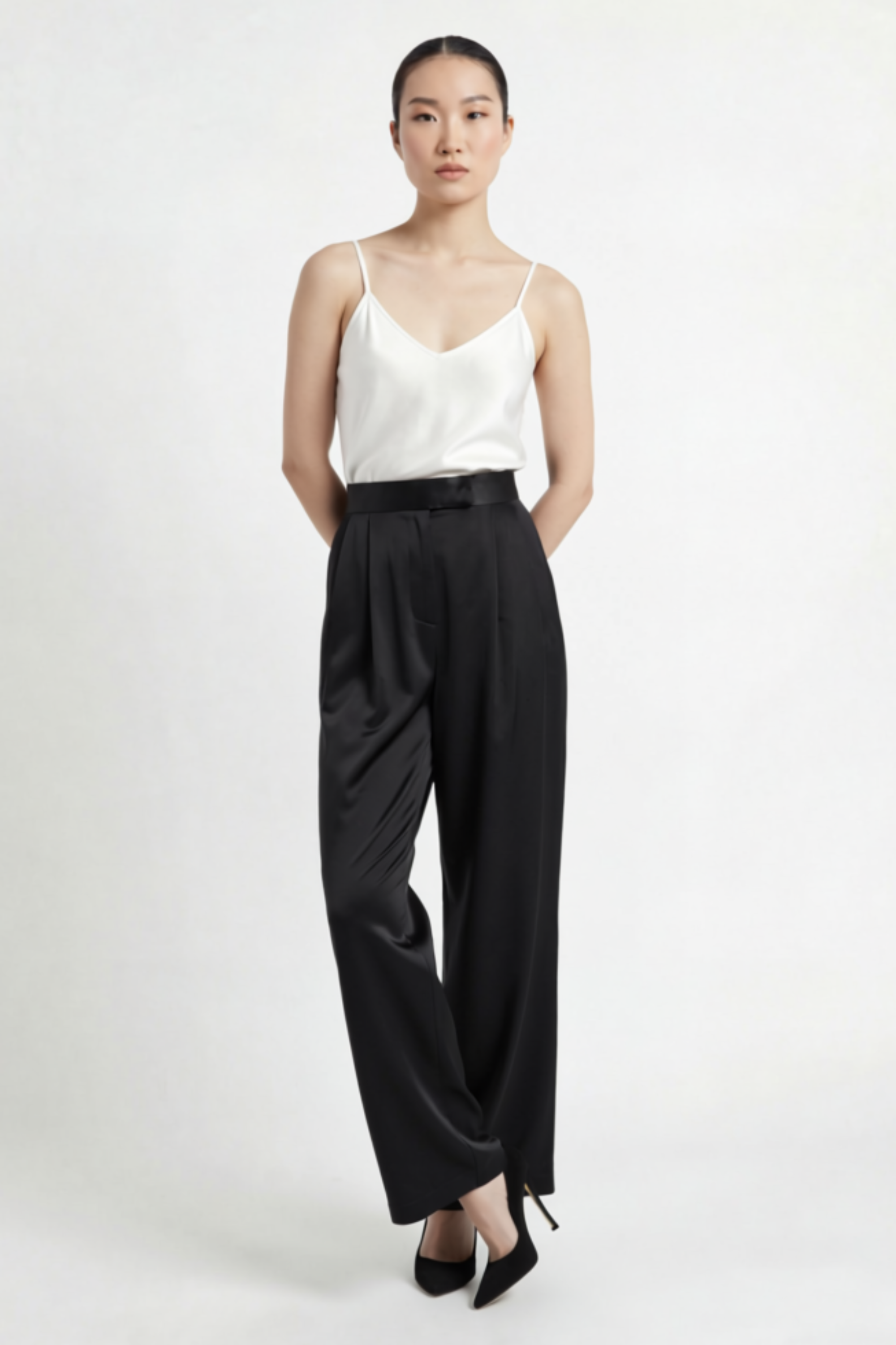 Silk Ivy Pants - Black