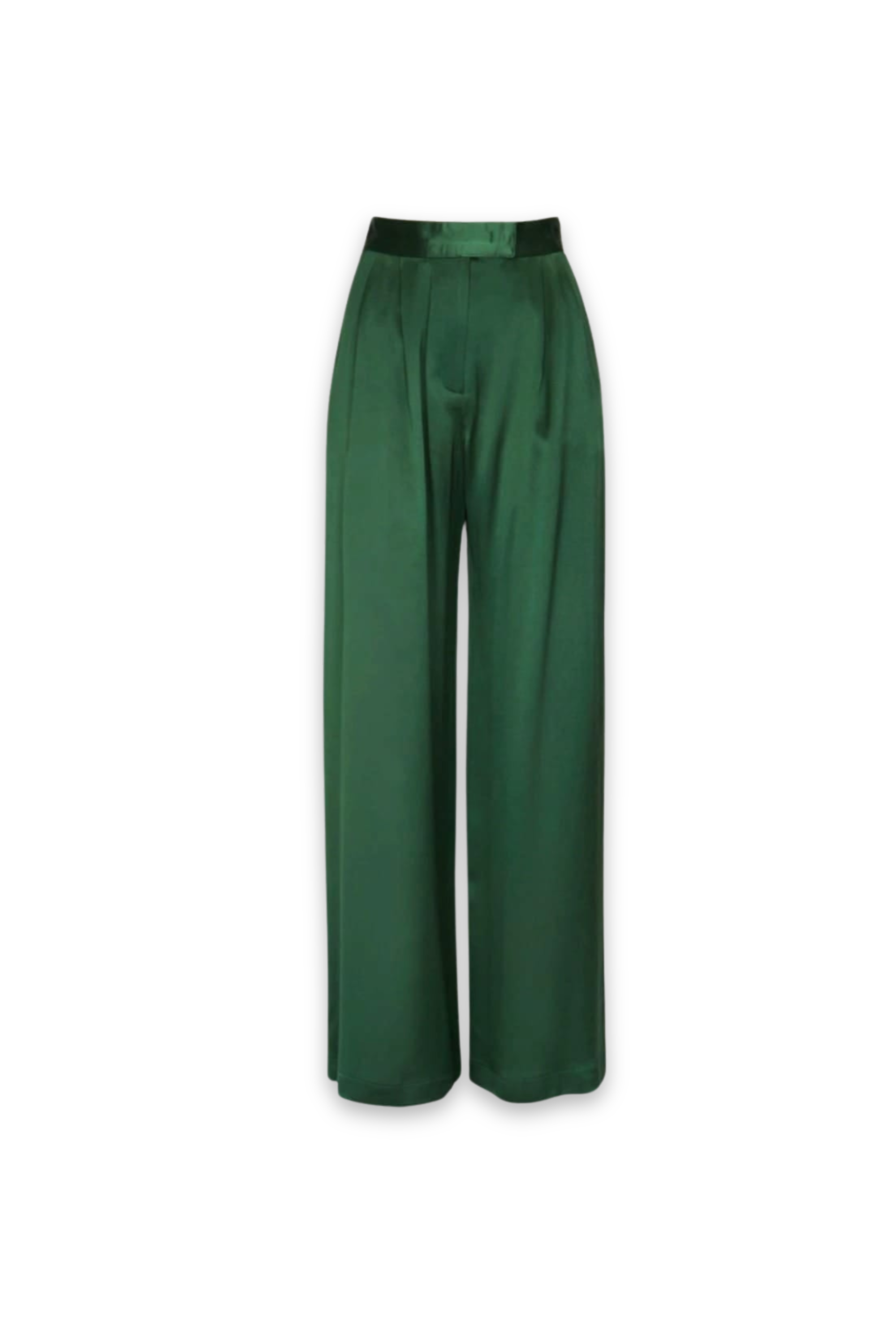 Silk Ivy Pants - Dark Green